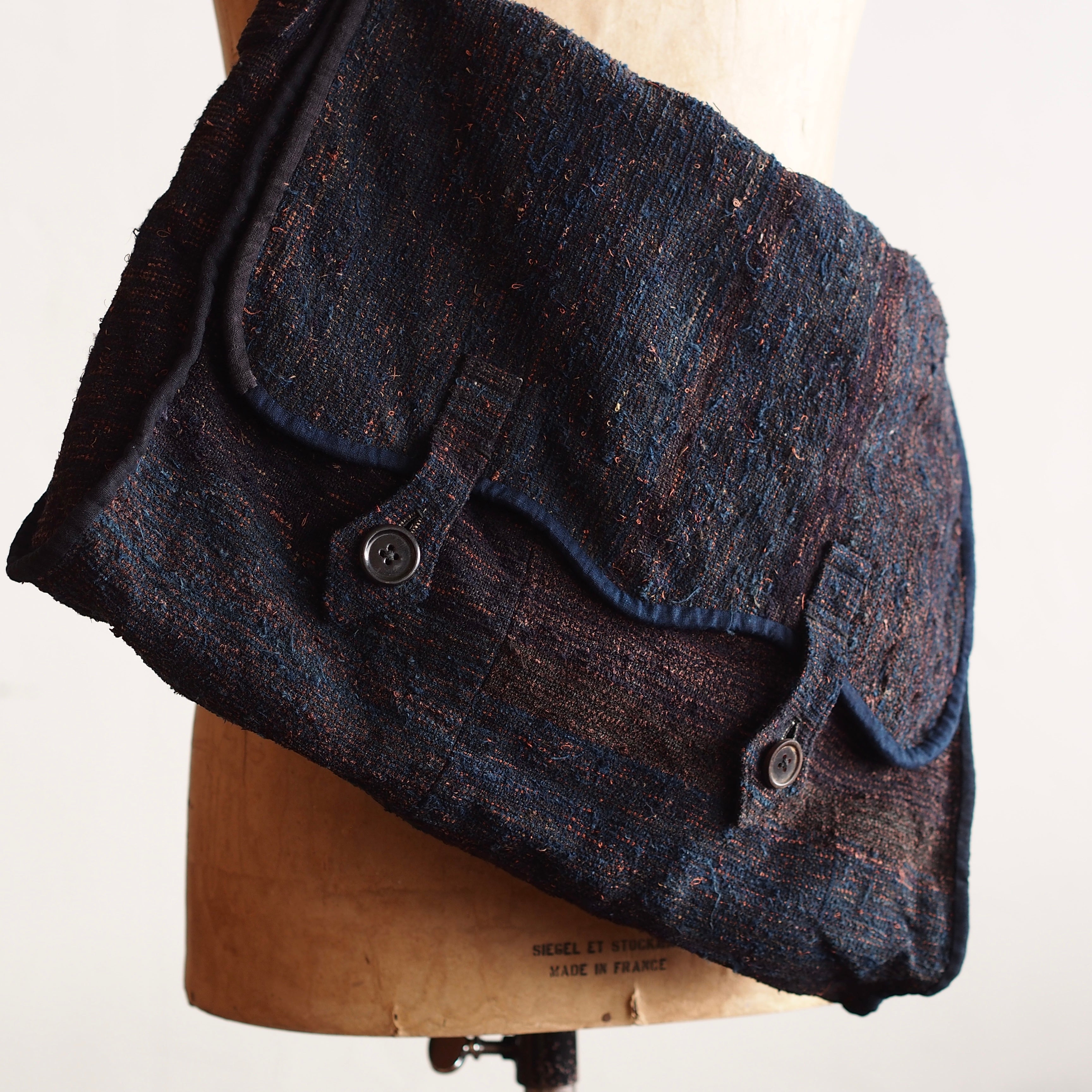 NORA BAG~type postman~japan old sakiori  fabric