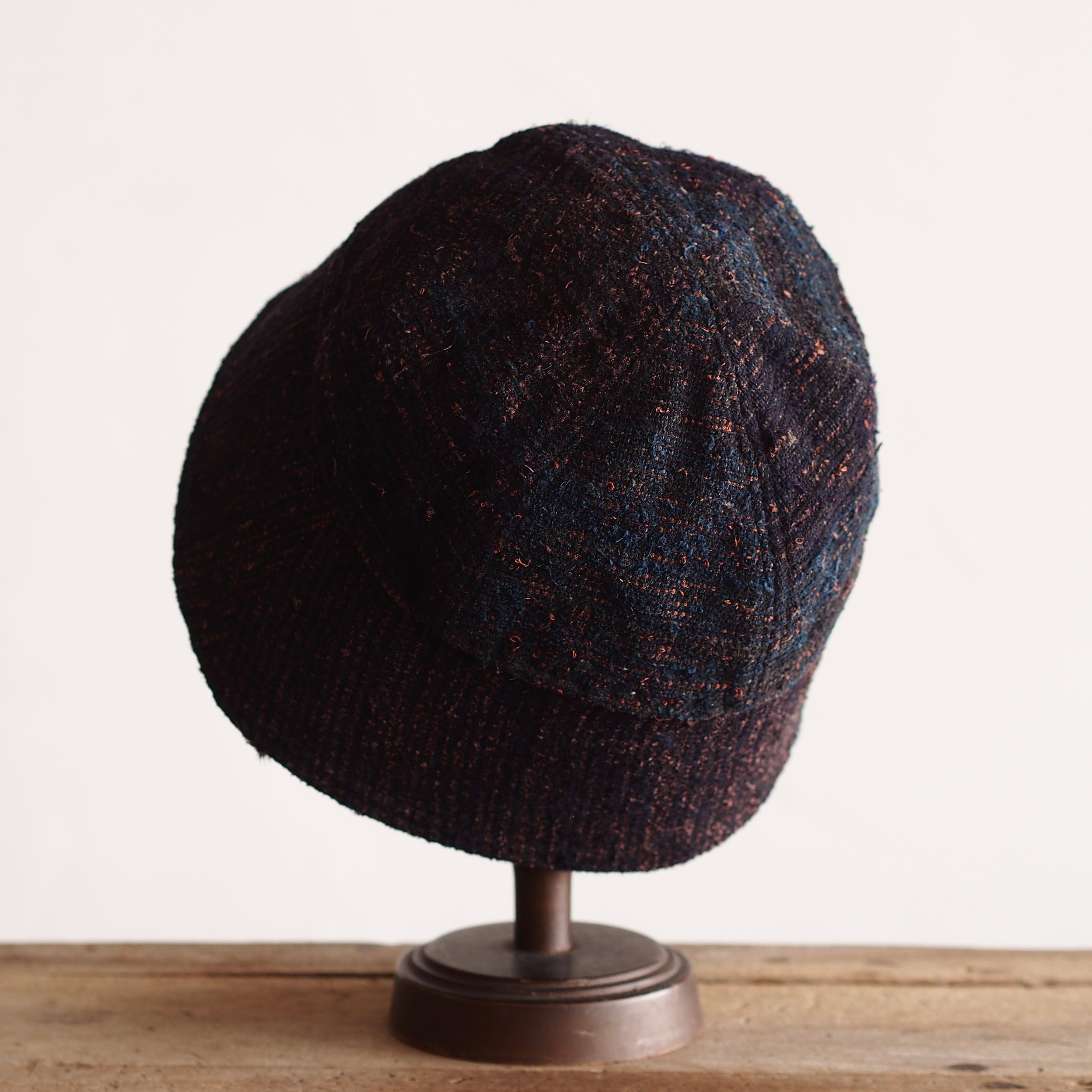 NORA HAT ~type sailor~japan old sakiori  fabric⓵