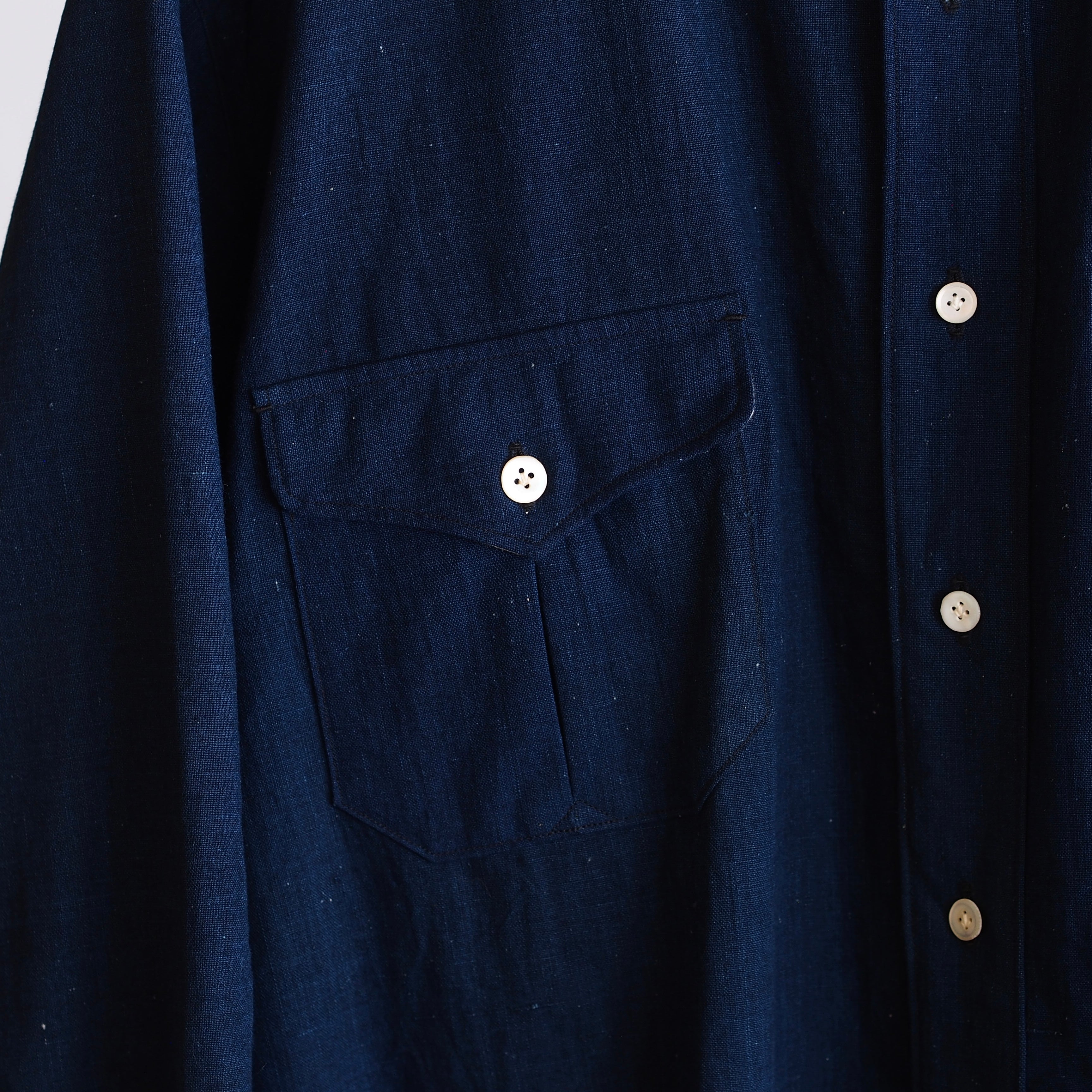 NORA SHIRT~type japan~early showa indigo~