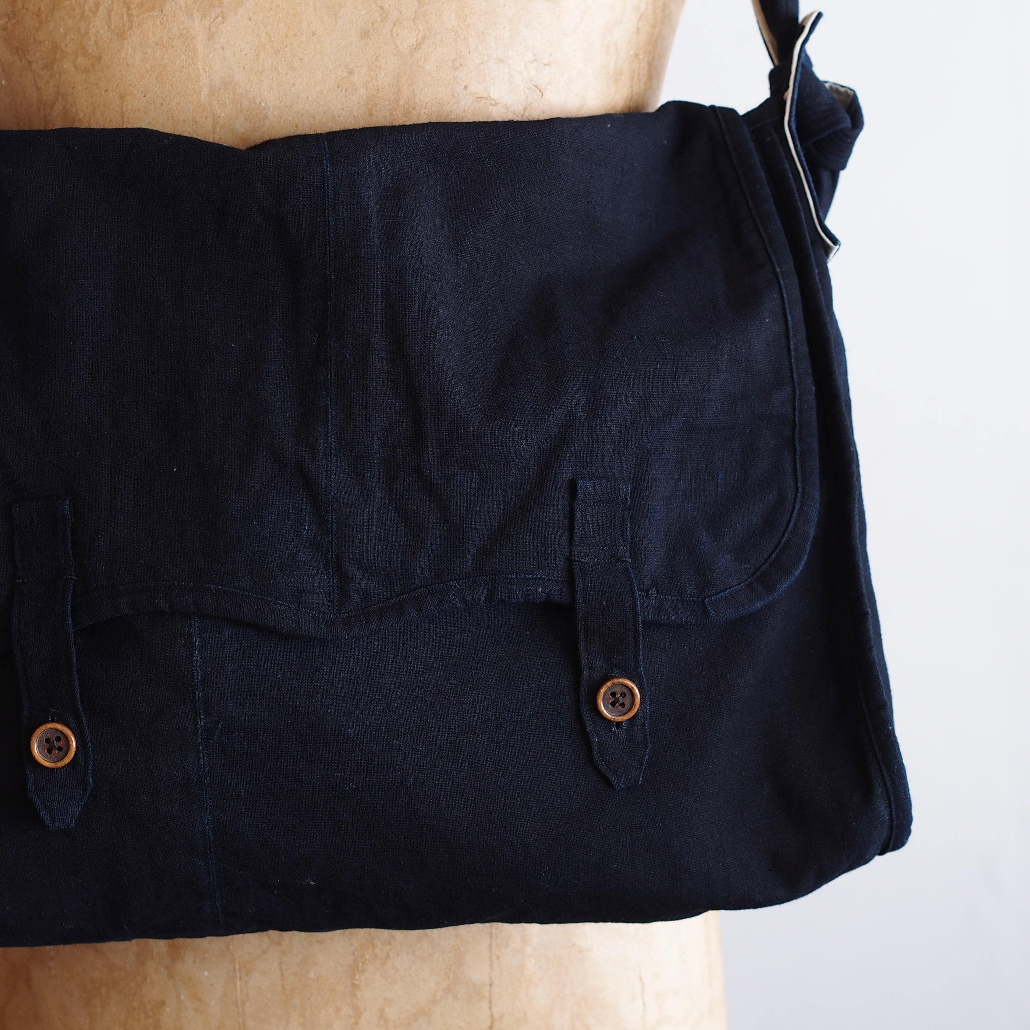 NORA BAG~type postman~japan old indigo fabric⓶