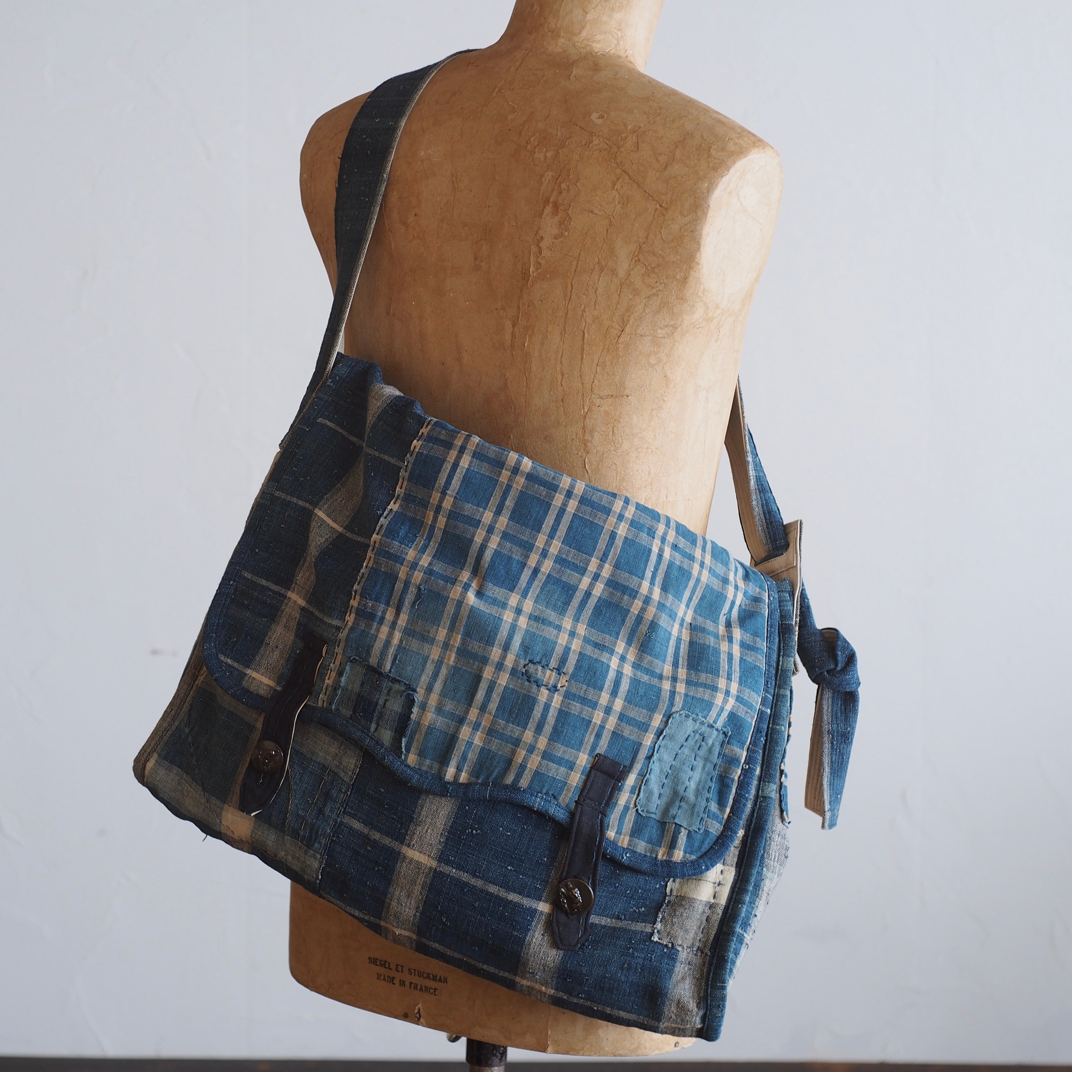 NORA BAG~type postman~japan old cotton fabric