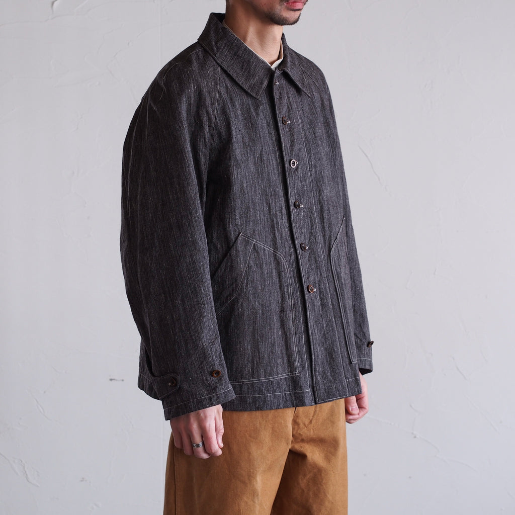 NORA JACKET②~french salt & pepper fabric~