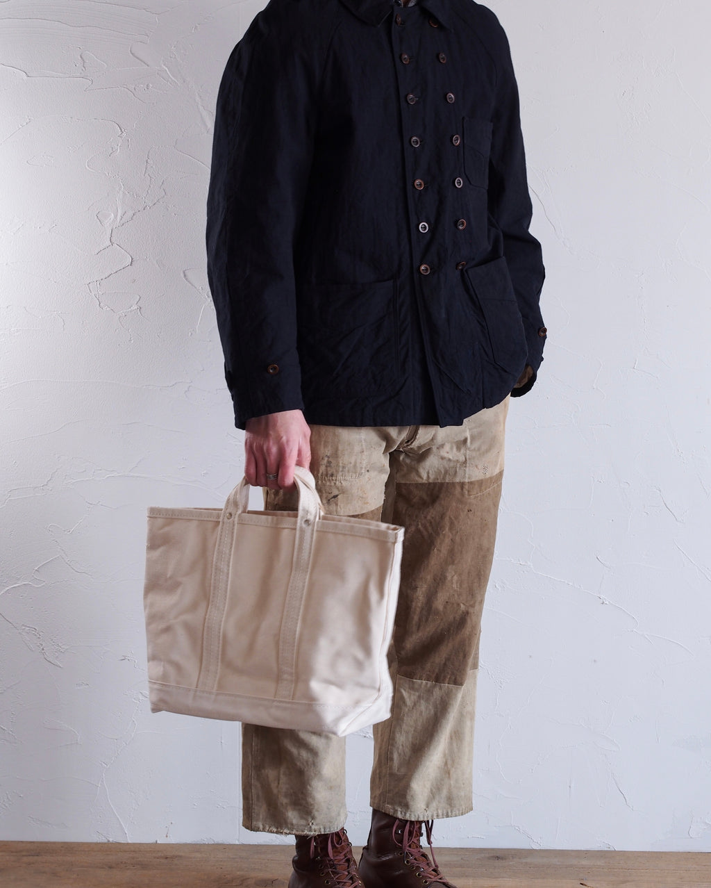 LABOR DAY-TOOL BAG-【NATURAL/INKBLUE-SMALL】
