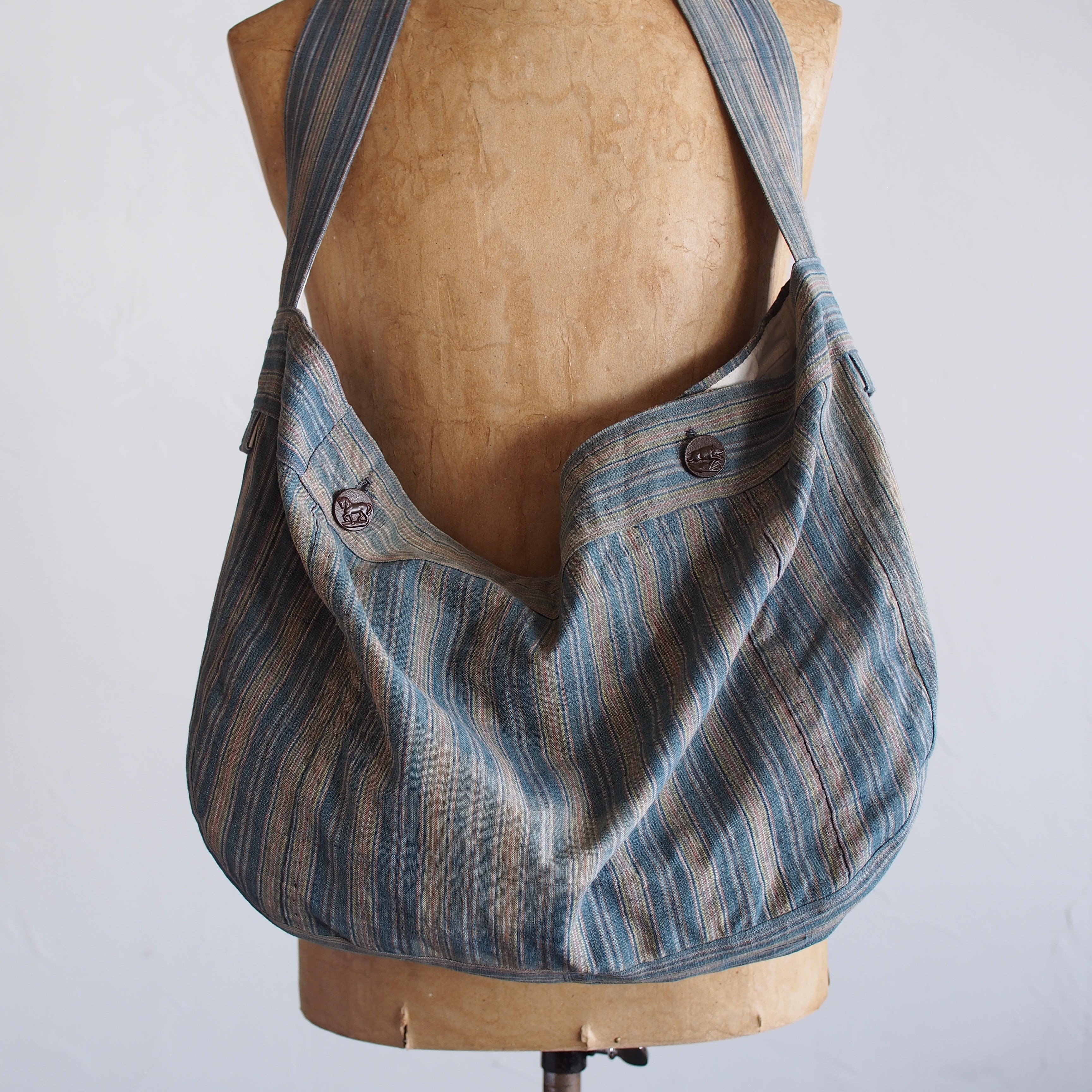 NORA BAG~type newspaper~japan old cotton fabric③
