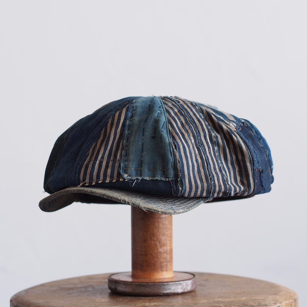BORO(襤褸)CAP ~type news boy~60 edo-taisho