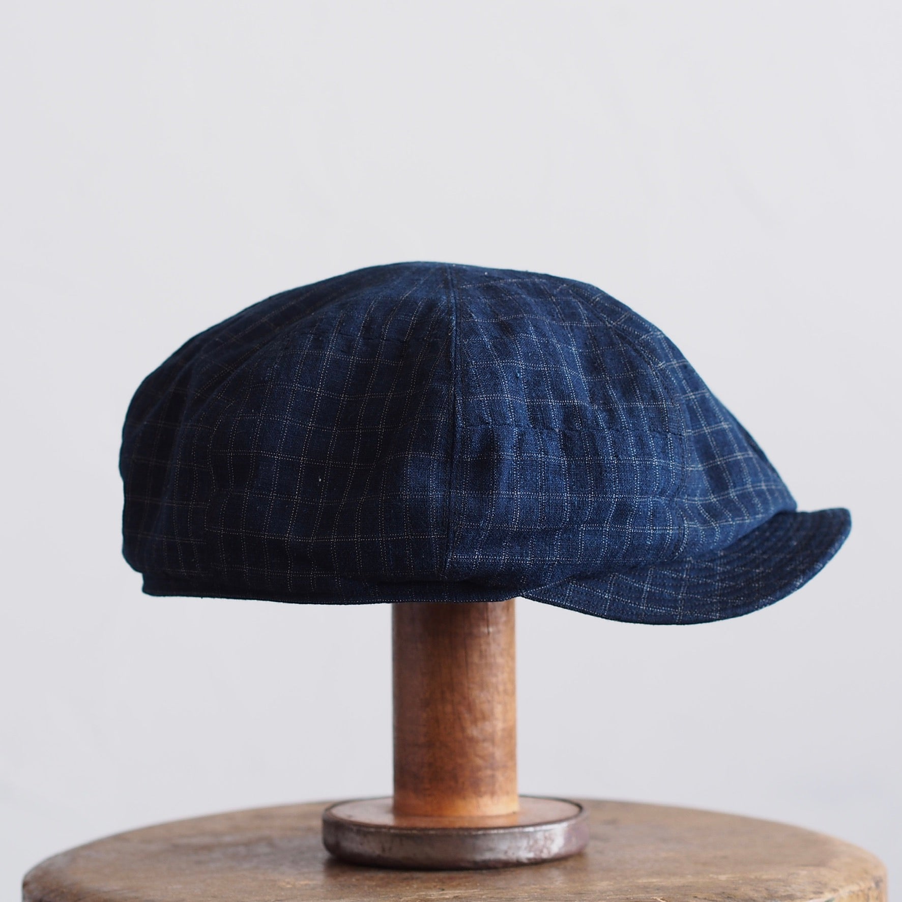 JAPAN VINTAGE FABRIC CAP ~type newsboy~61 格子