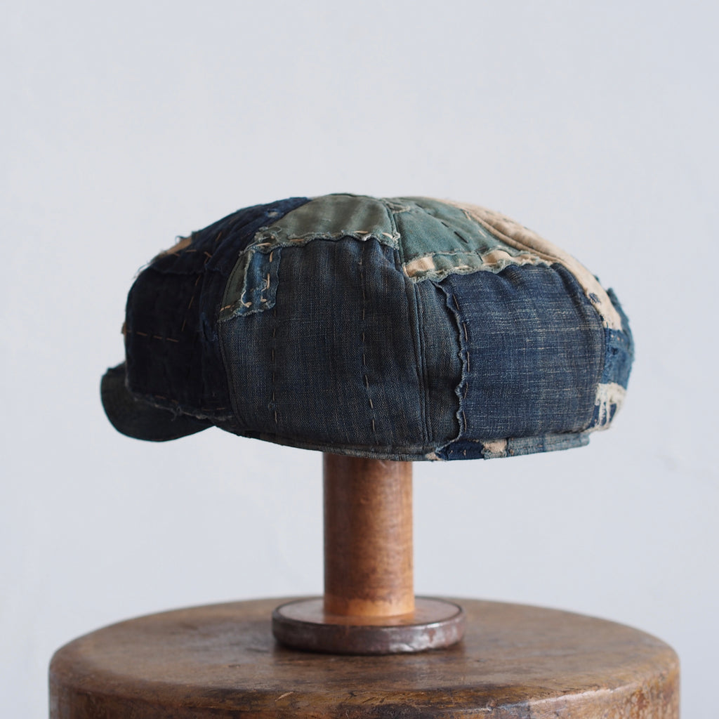 BORO(襤褸)CAP ~type news boy~60 edo-taisho