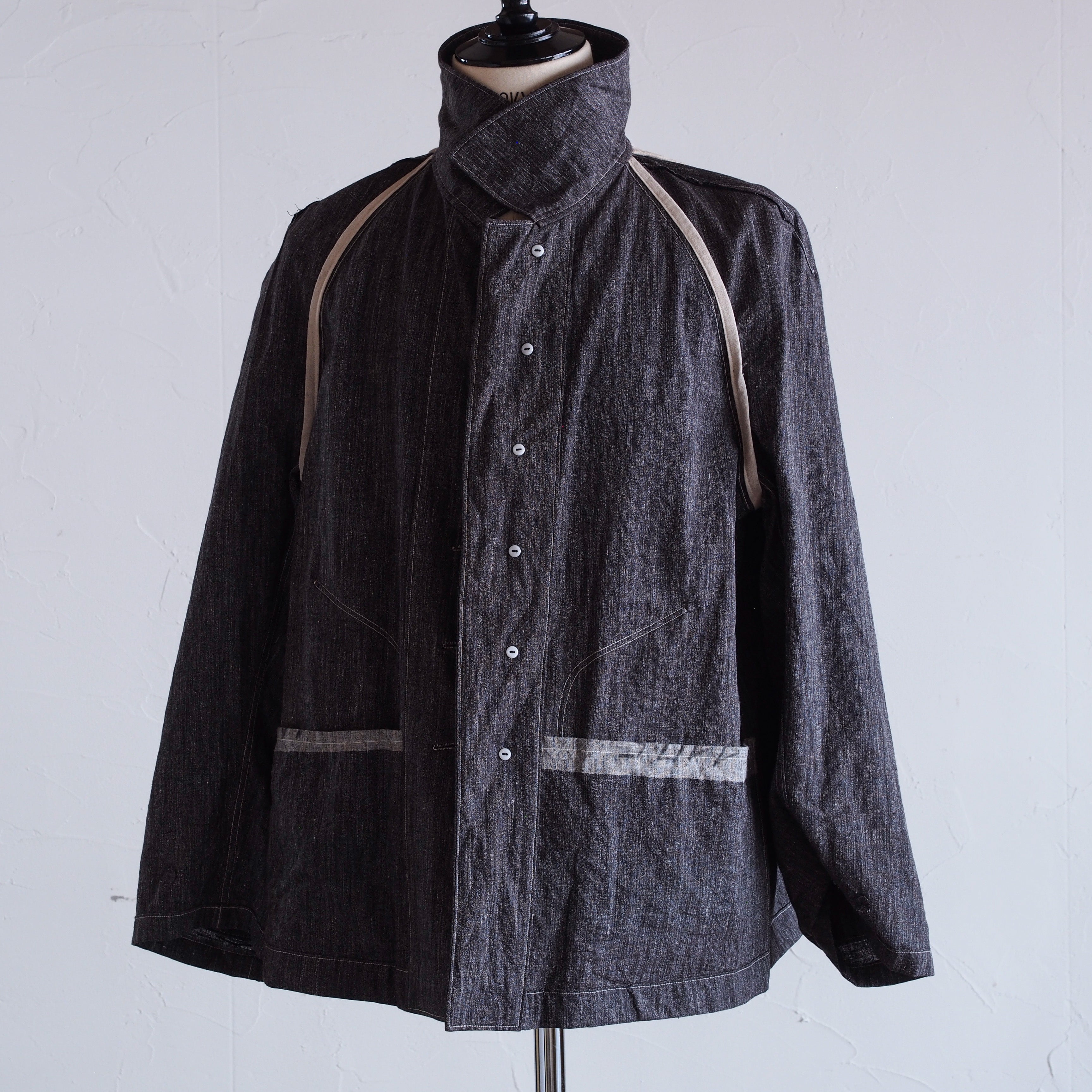 NORA JACKET②~french salt & pepper fabric~