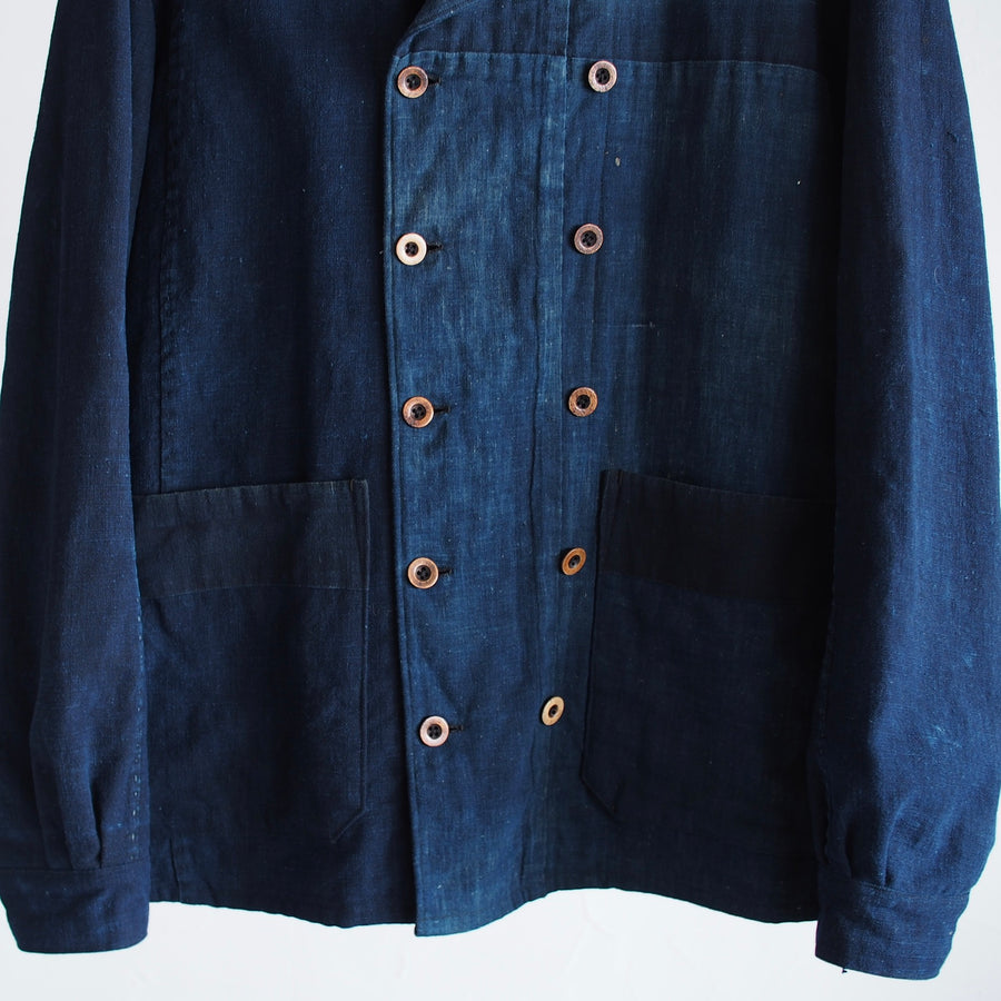 NORA DOUBLE JACKET~japan old indigo fabricc~