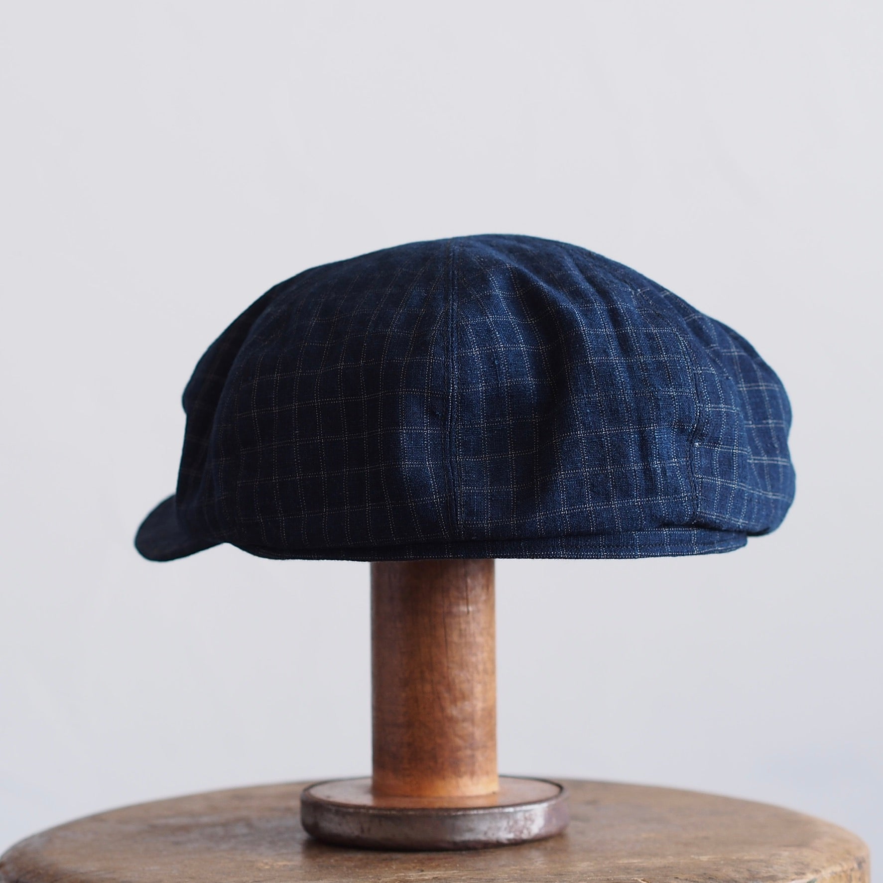 JAPAN VINTAGE FABRIC CAP ~type newsboy~61 格子