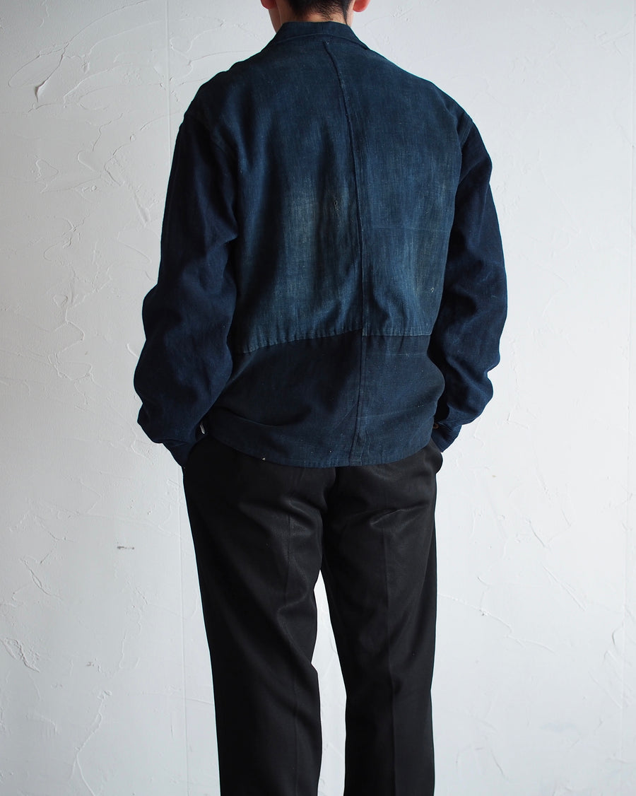 NORA DOUBLE JACKET~japan old indigo fabricc~ – NORA-antiques-