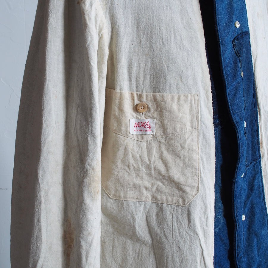 NORA JACKET~Japan vintage indigo fabric~46