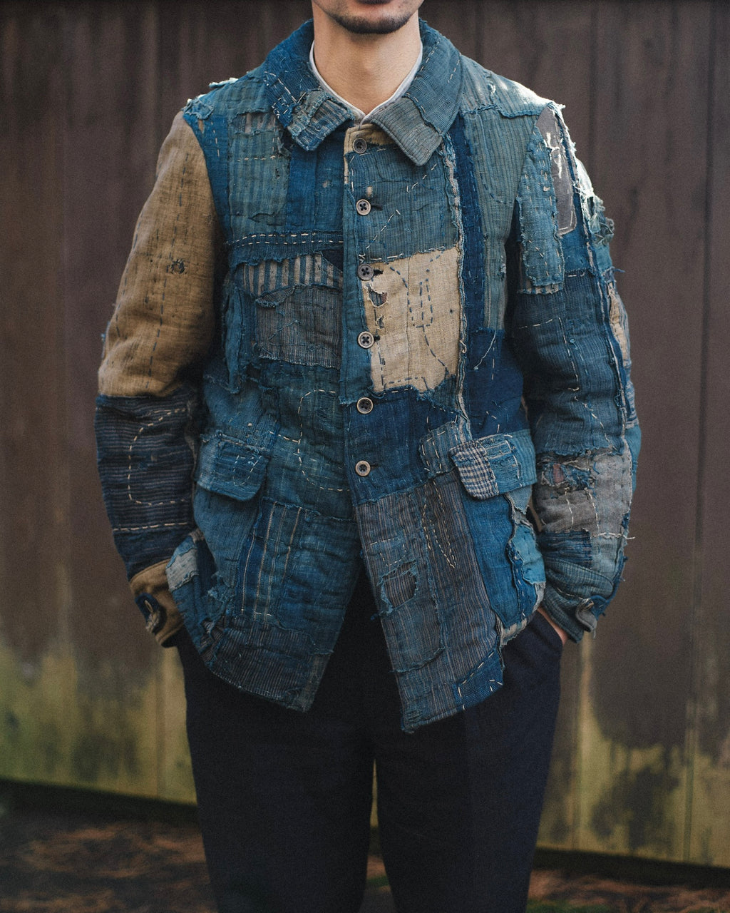 NORA JACKET~Japan old boro fabric~
