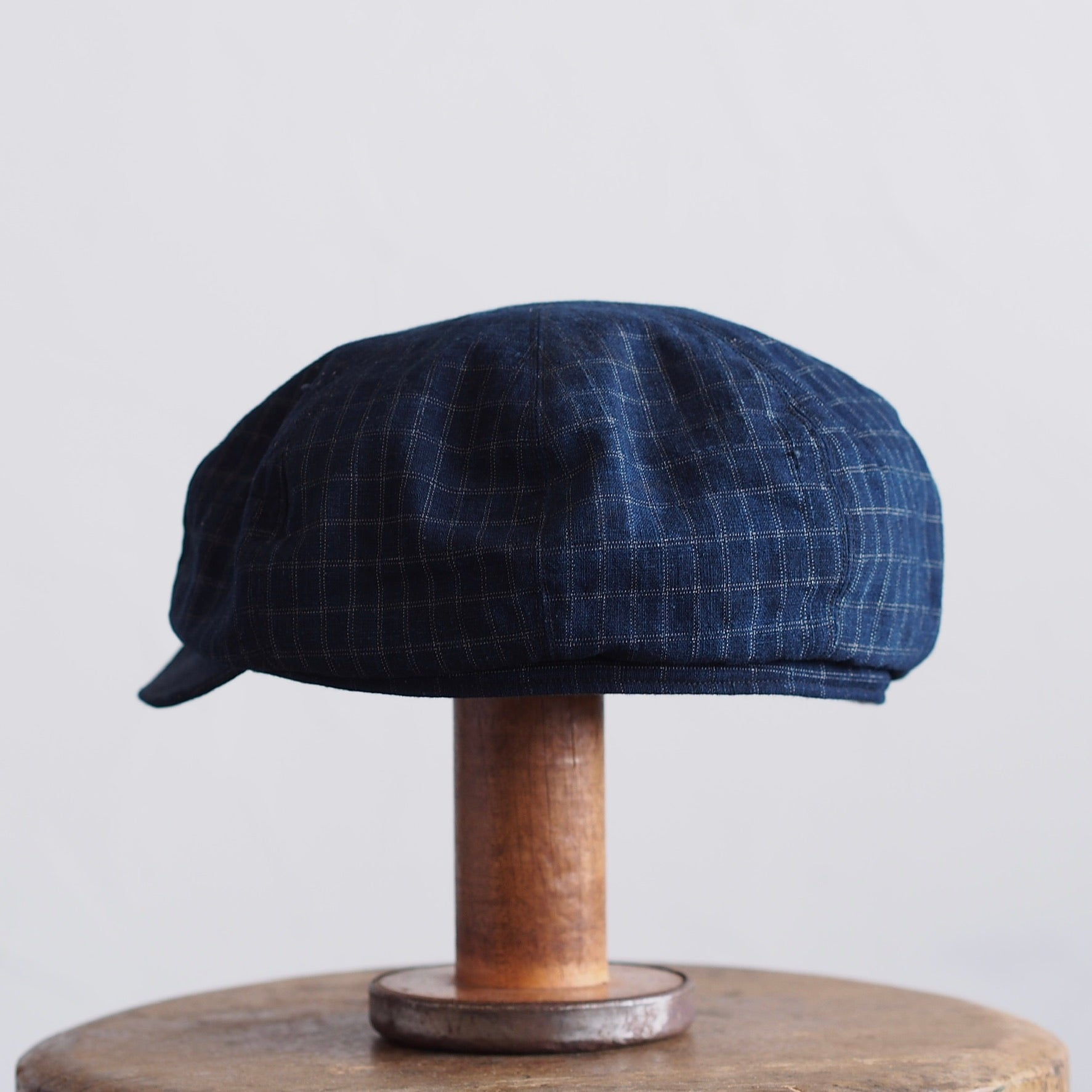 JAPAN VINTAGE FABRIC CAP ~type newsboy~60 格子