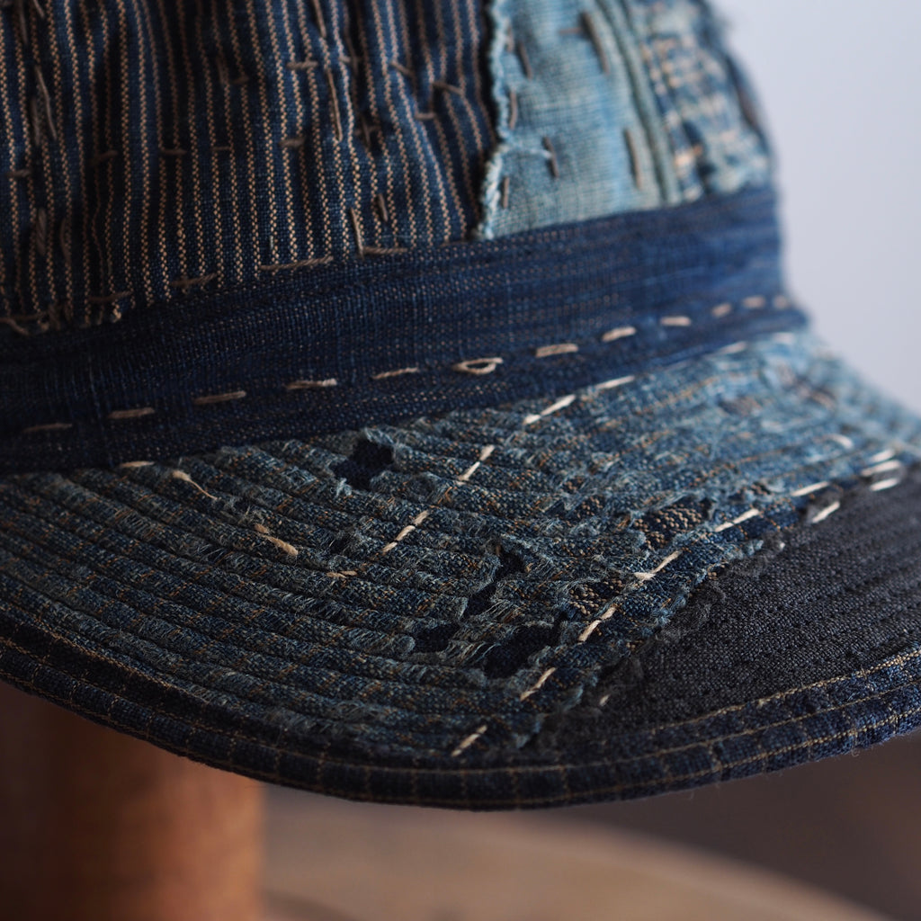 BORO(襤褸)CAP ~type mechanic~60 edo-taisho