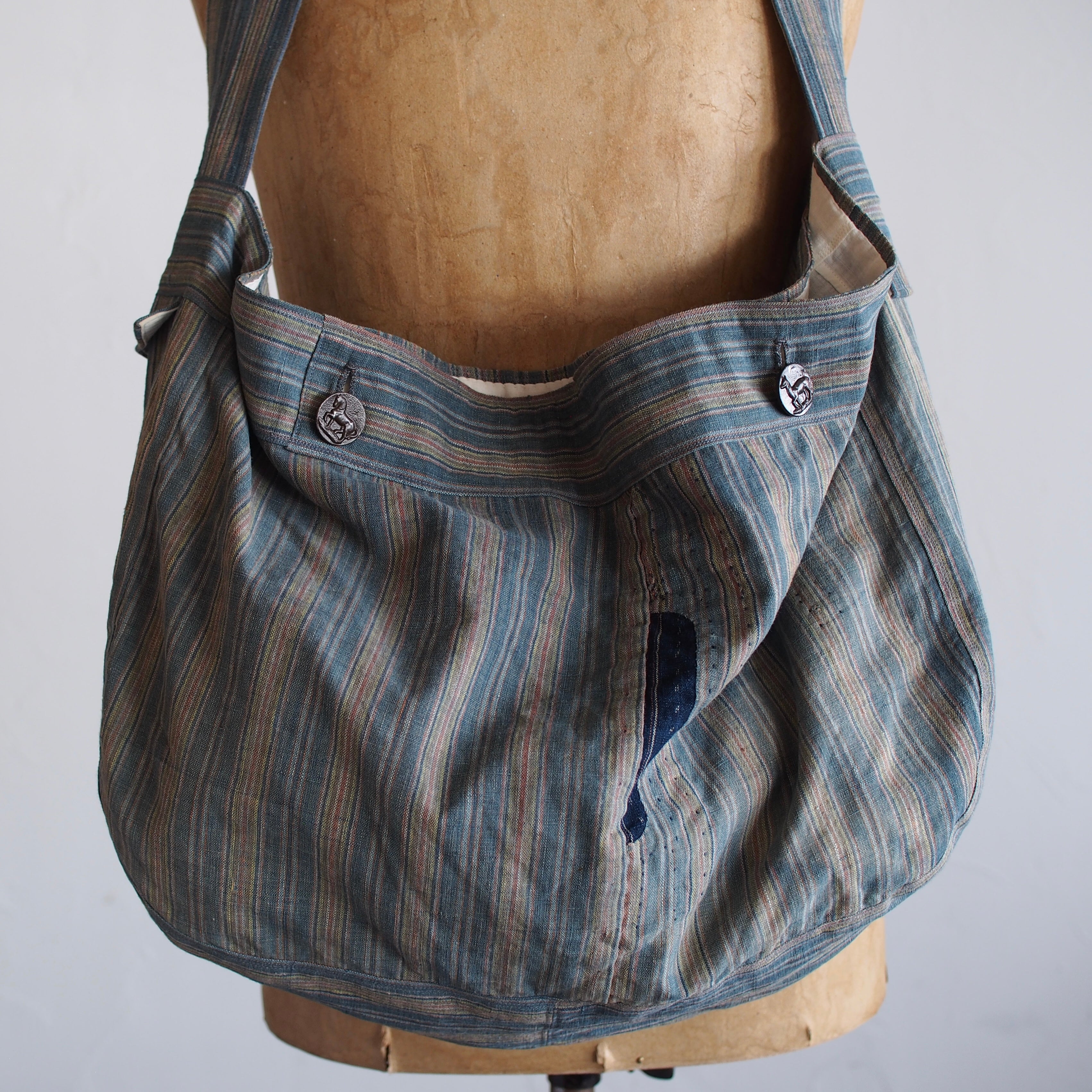 NORA BAG~type newspaper~japan old cotton fabric②