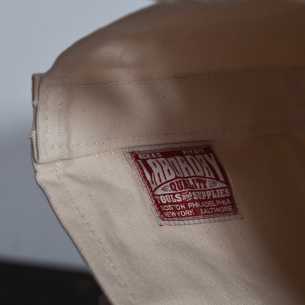 LABOR DAY-TOOL BAG-【NATURAL/INKBLUE X-SMALL】