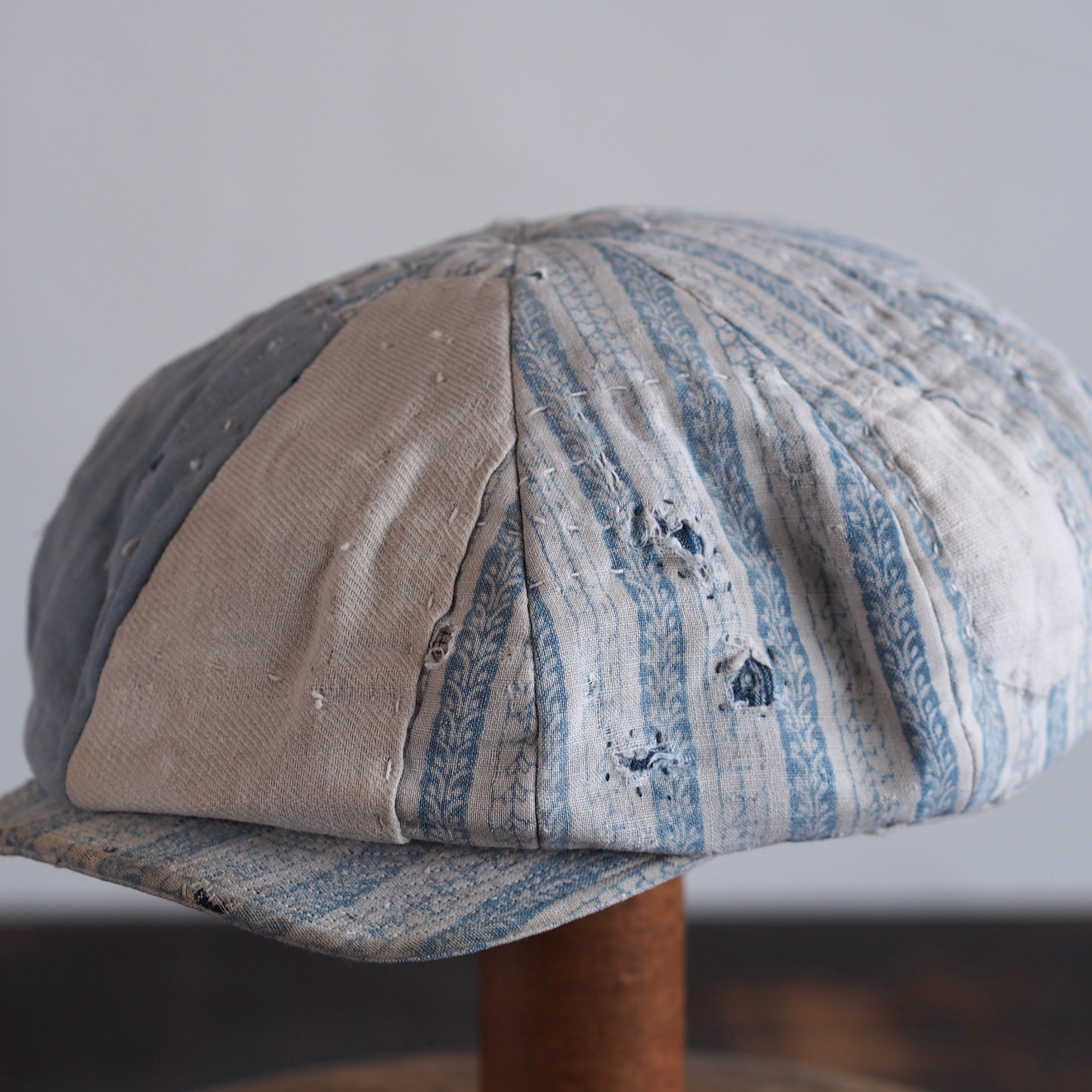 BORO(襤褸)CAP ~type news boy~60 meiji~taisho