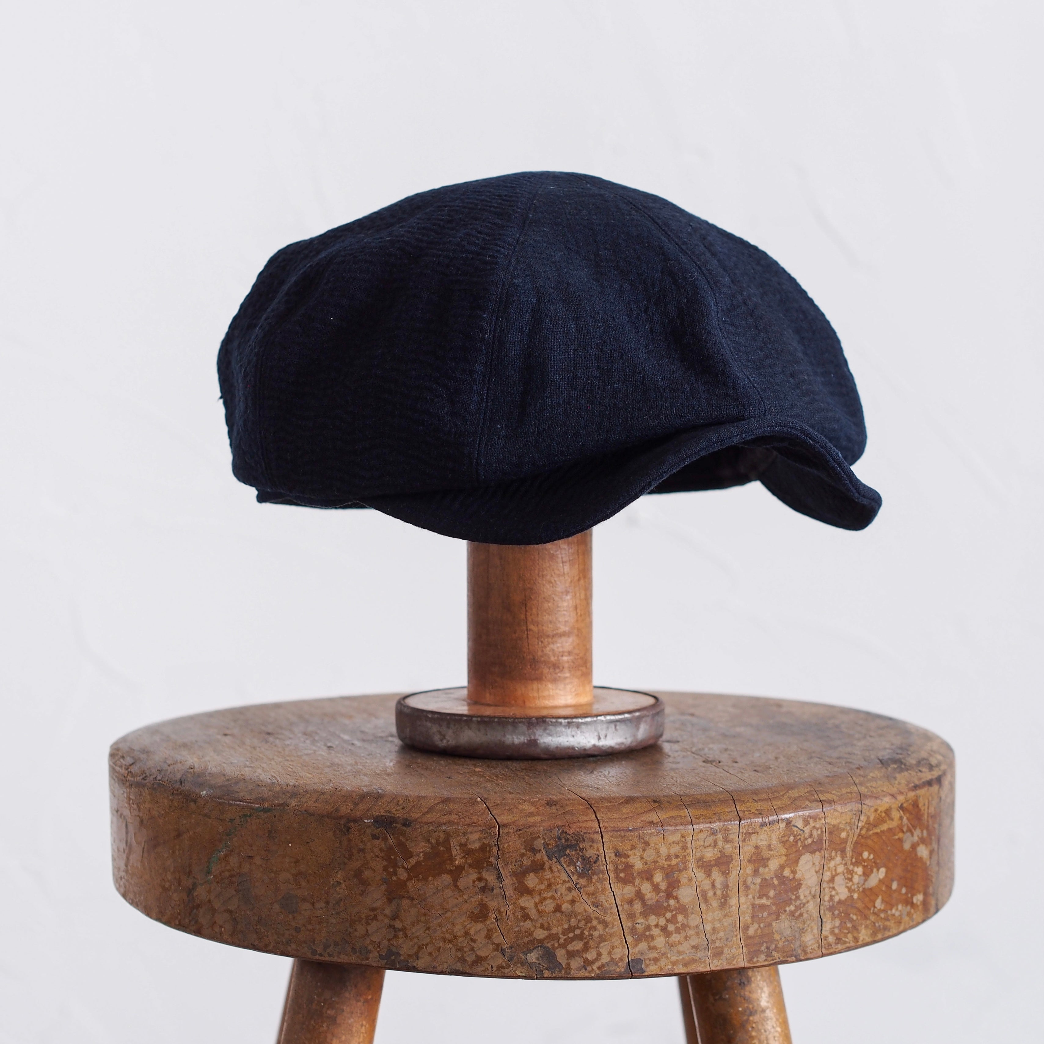 SASHIKO CAP~type newsboy~60