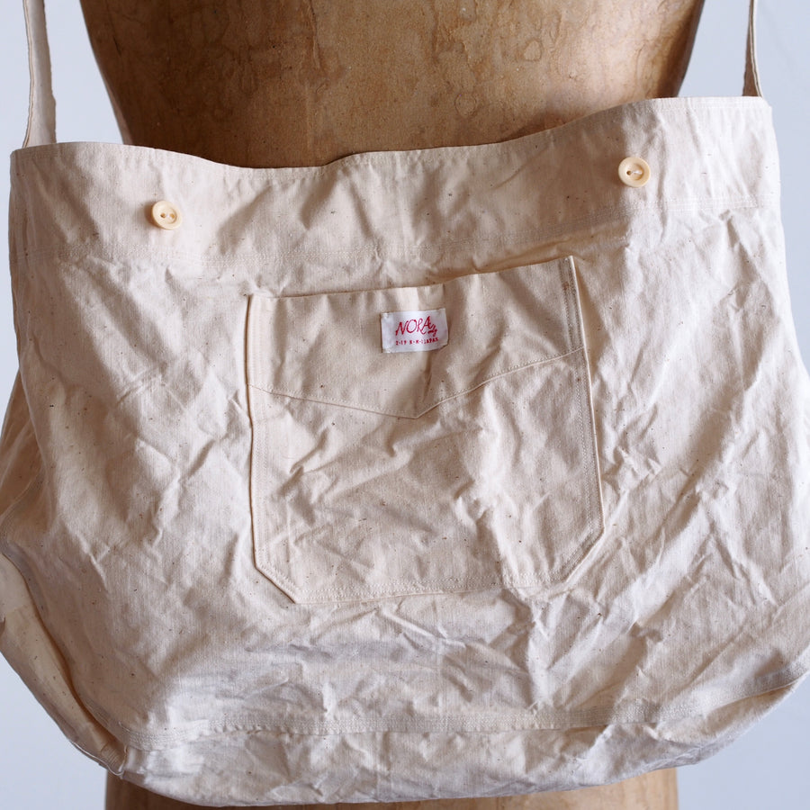NORA BAG~type newspaper~french old apron fabric
