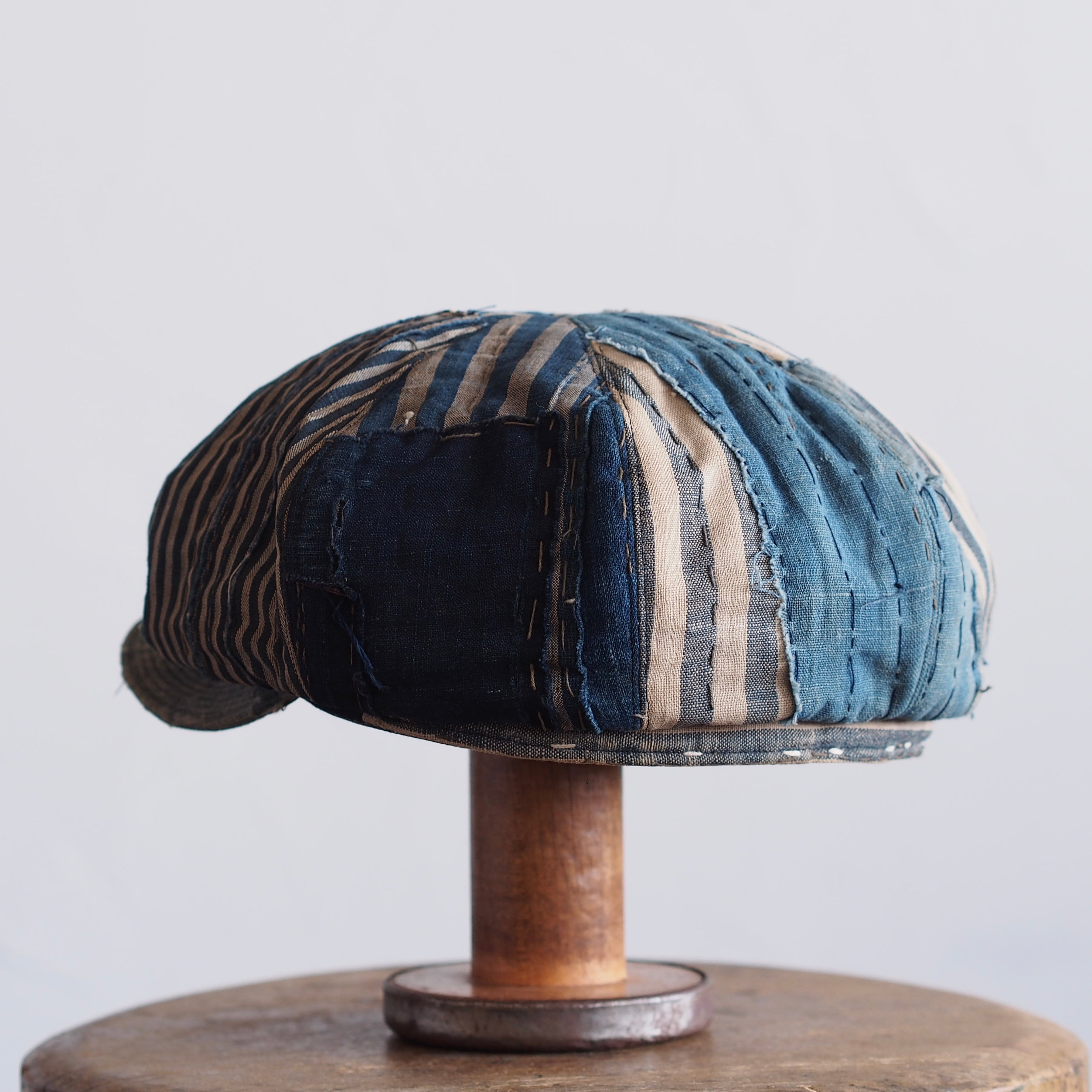 BORO(襤褸)CAP ~type news boy~60 edo-taisho