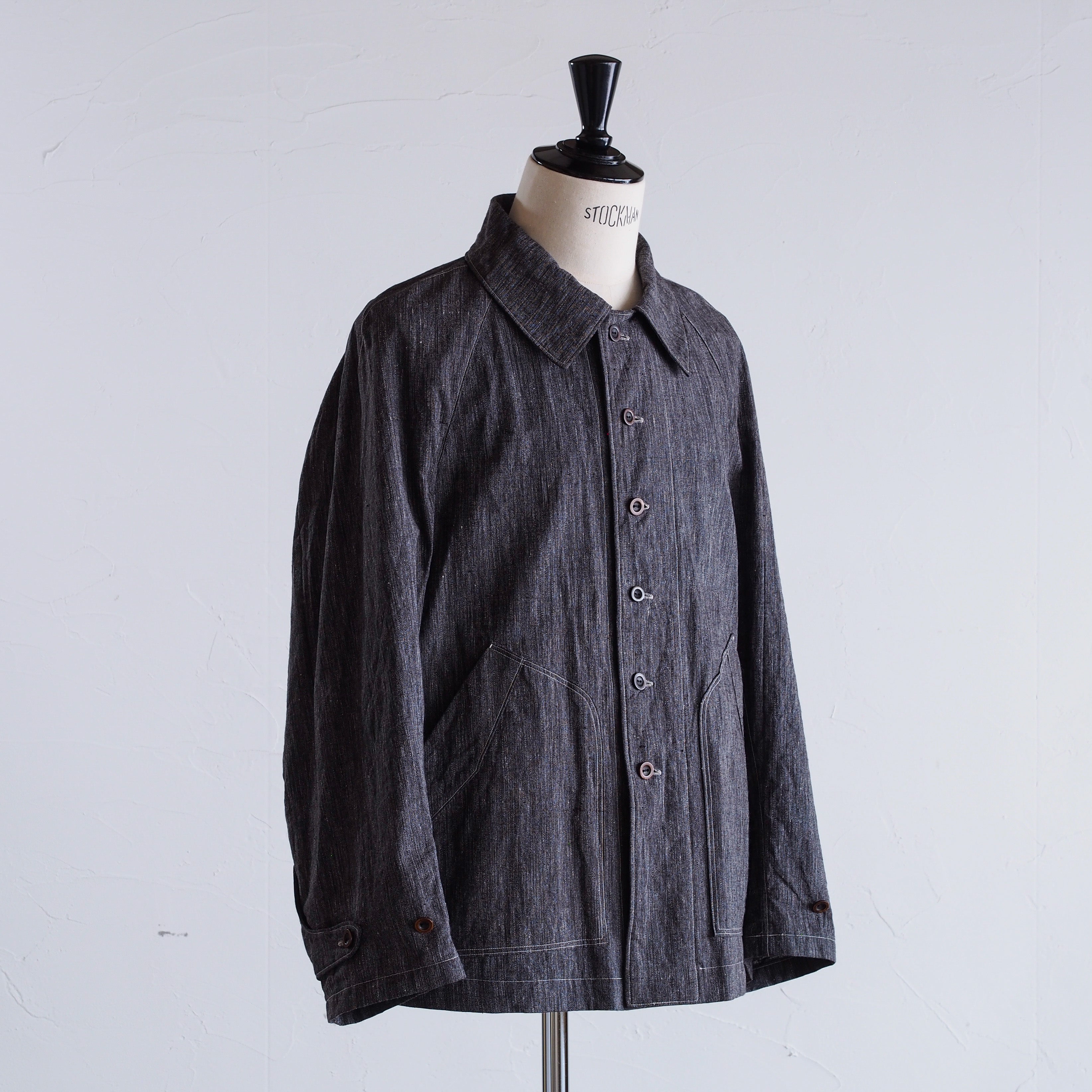 NORA JACKET②~french salt & pepper fabric~