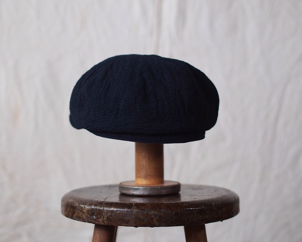 SASHIKO CAP~type newsboy~60
