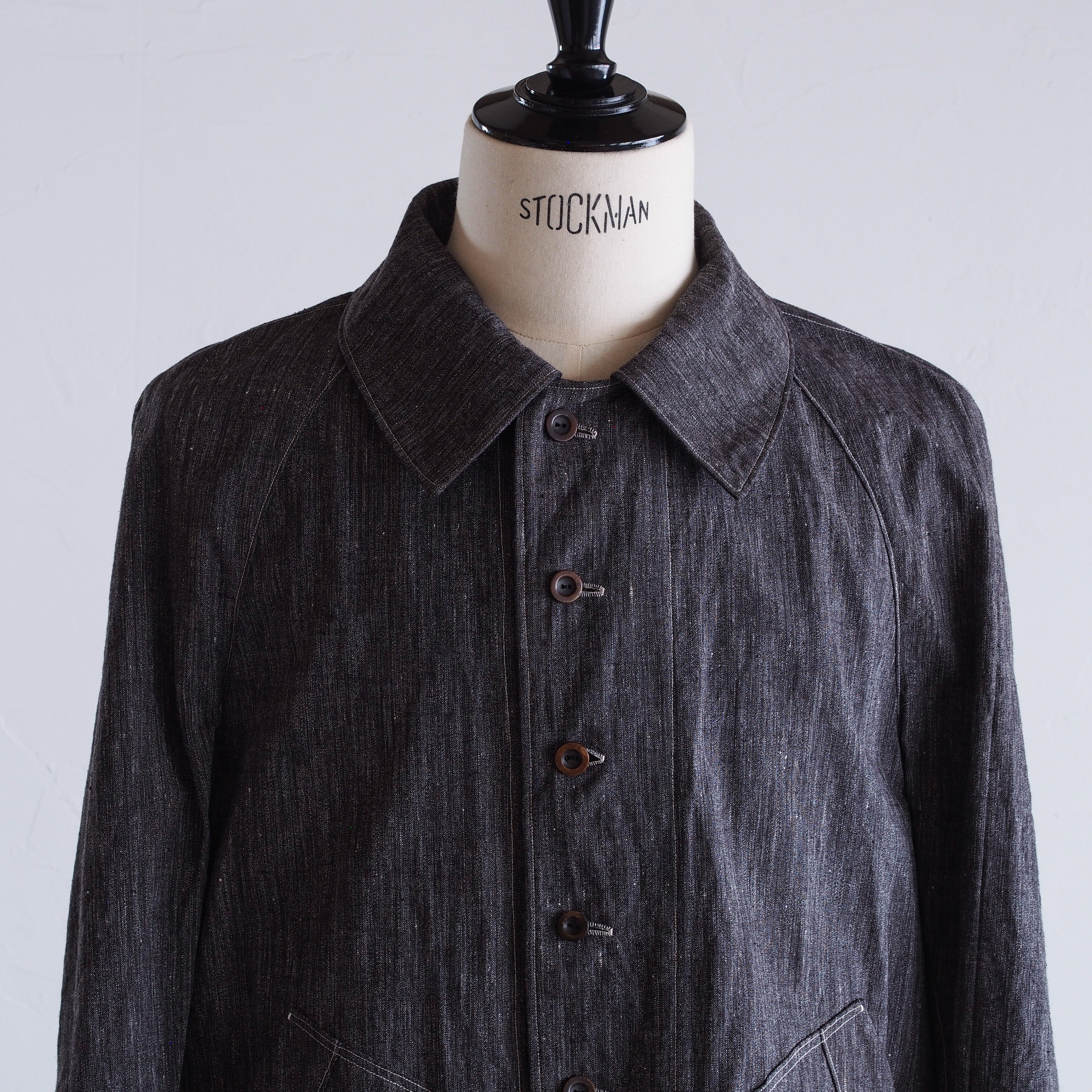 NORA JACKET②~french salt & pepper fabric~