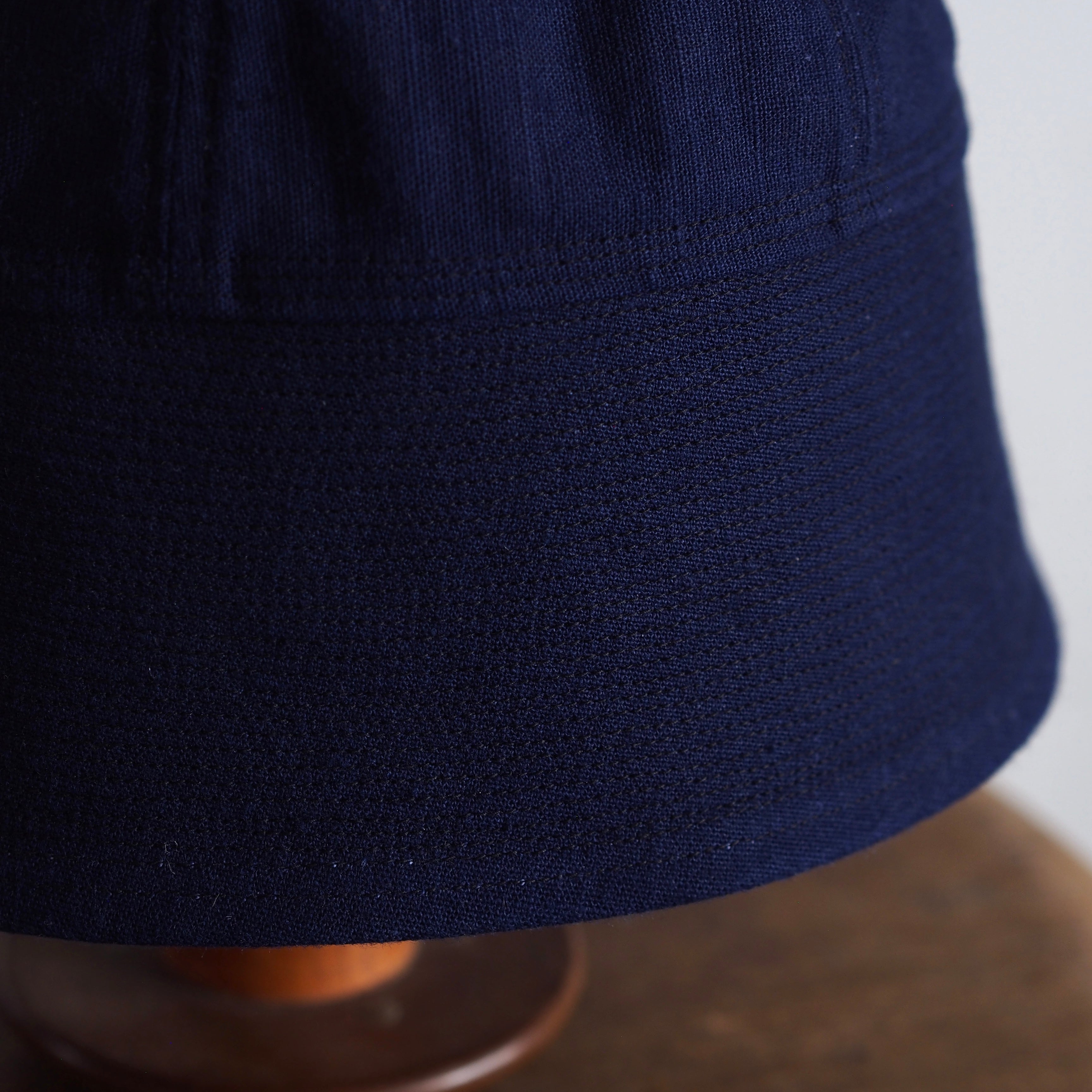 FRENCH VINTAGE COTTON/LINEN FABRIC HAT ~type sailor~60