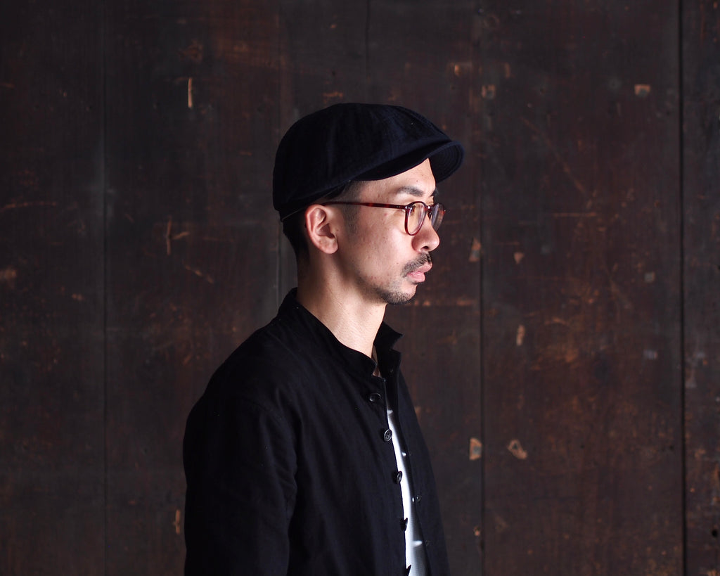 SASHIKO CAP~type newsboy~59