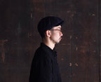 SASHIKO CAP~type newsboy~60