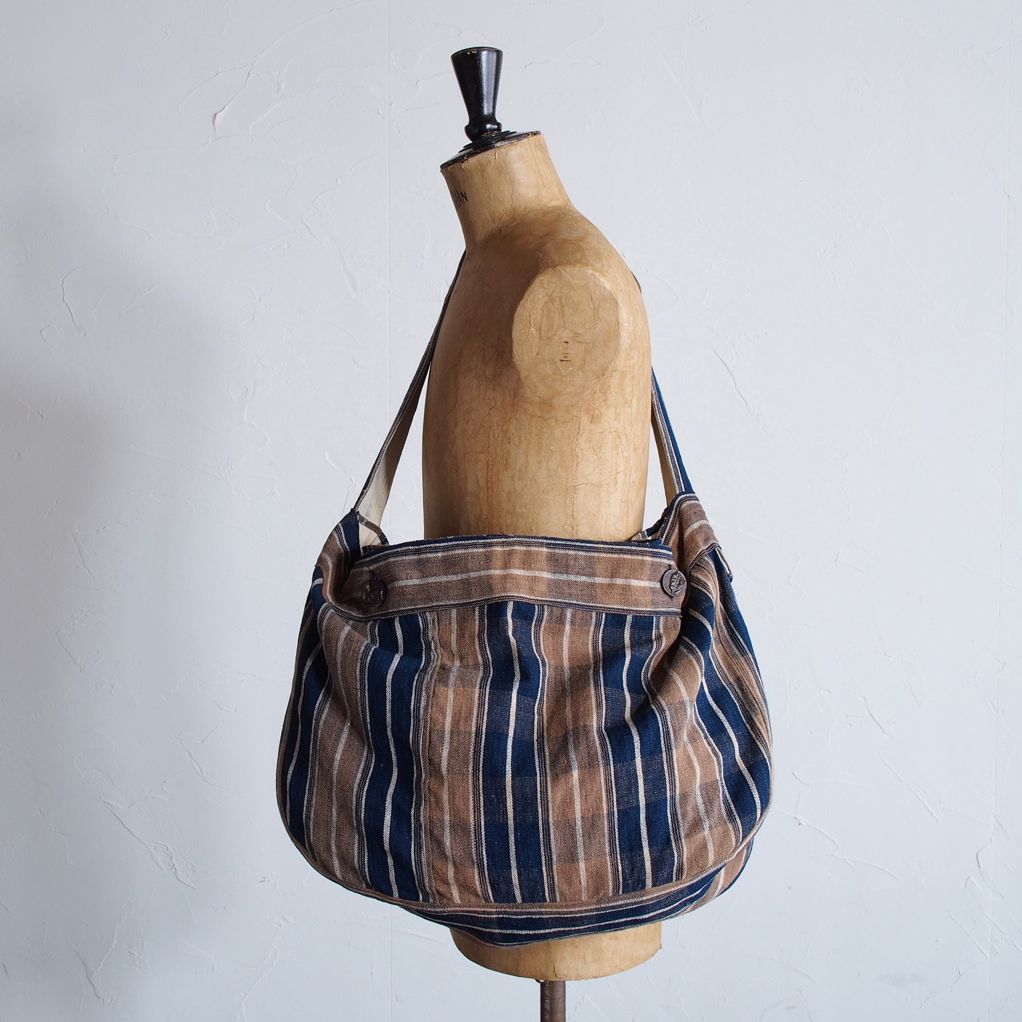 NORA BAG~type newspaper~japan old cotton fabric