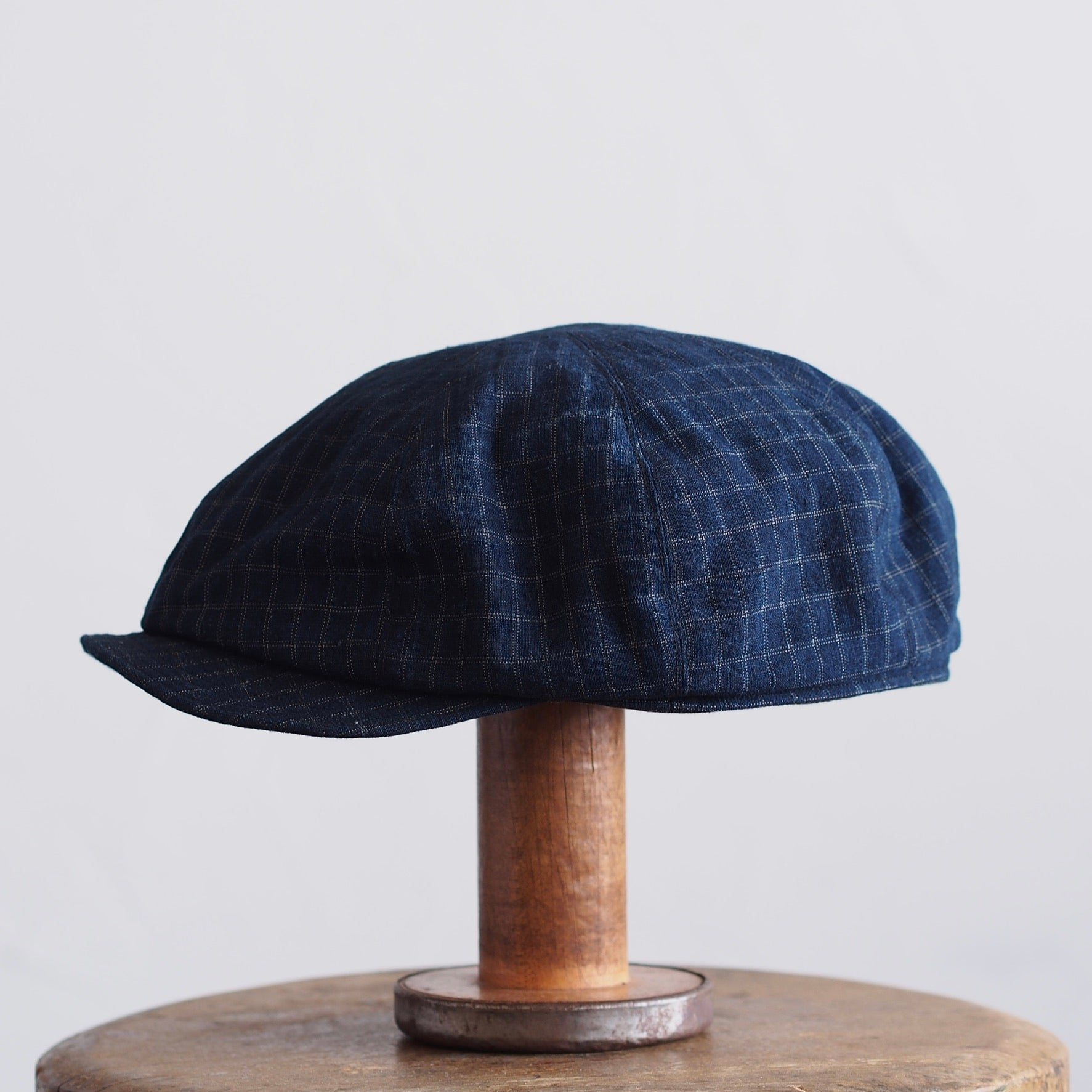 JAPAN VINTAGE FABRIC CAP ~type newsboy~61 格子