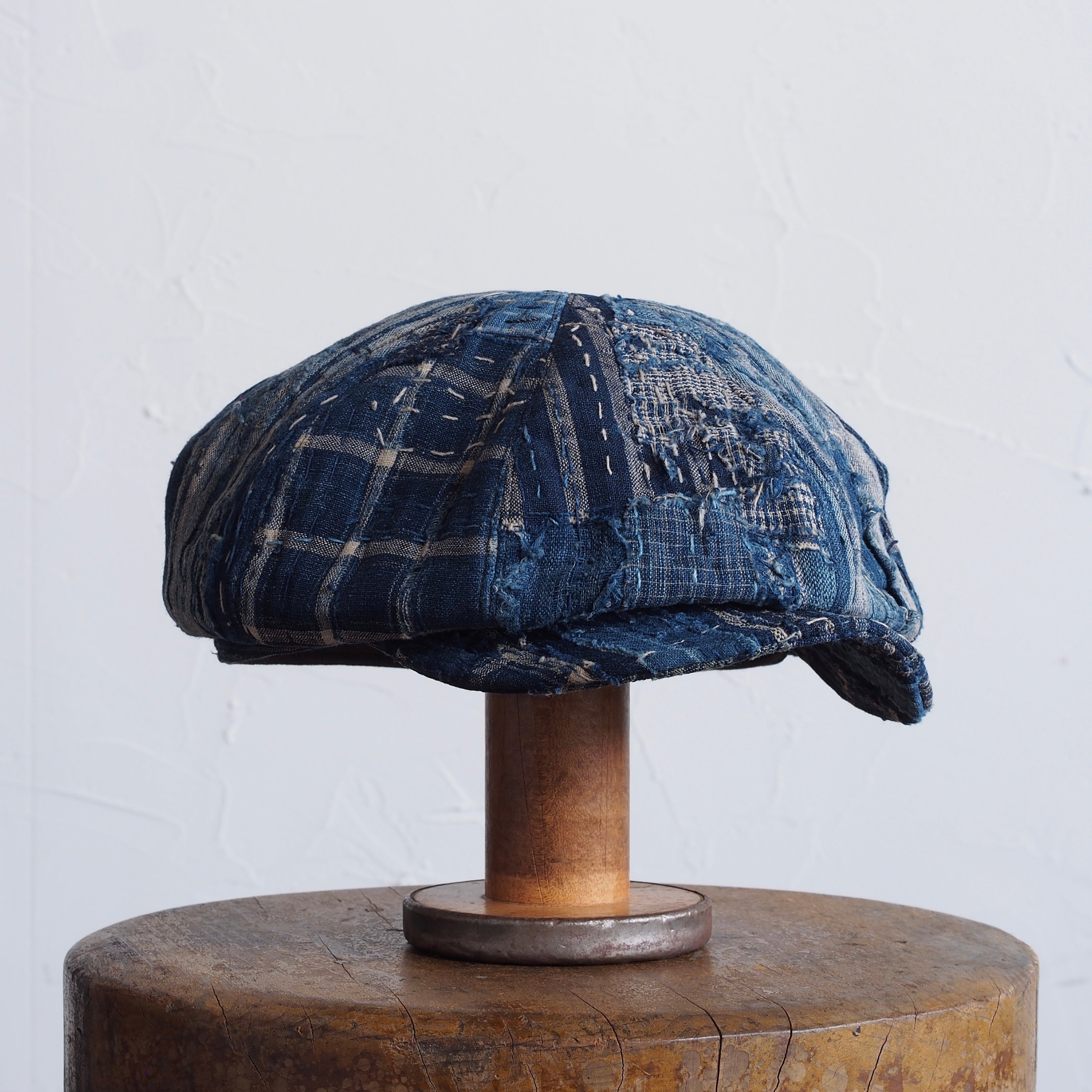 BORO(襤褸)CAP ~type news boy~60 meiji