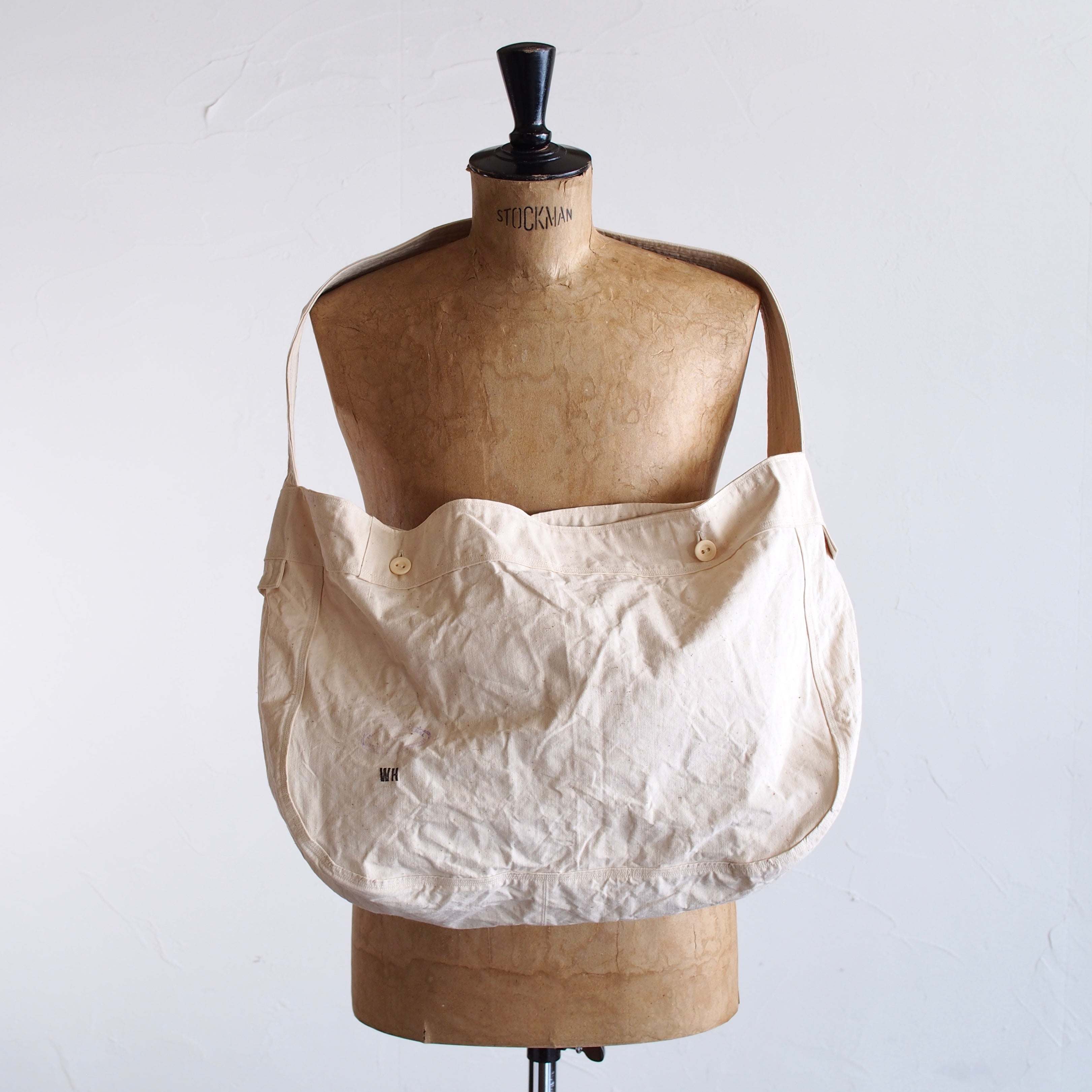 NORA BAG~type newspaper~french old apron fabric