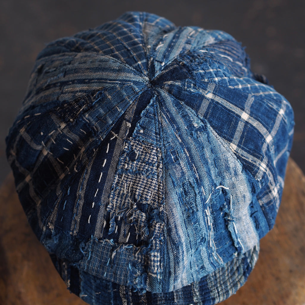 BORO(襤褸)CAP ~type news boy~60 meiji