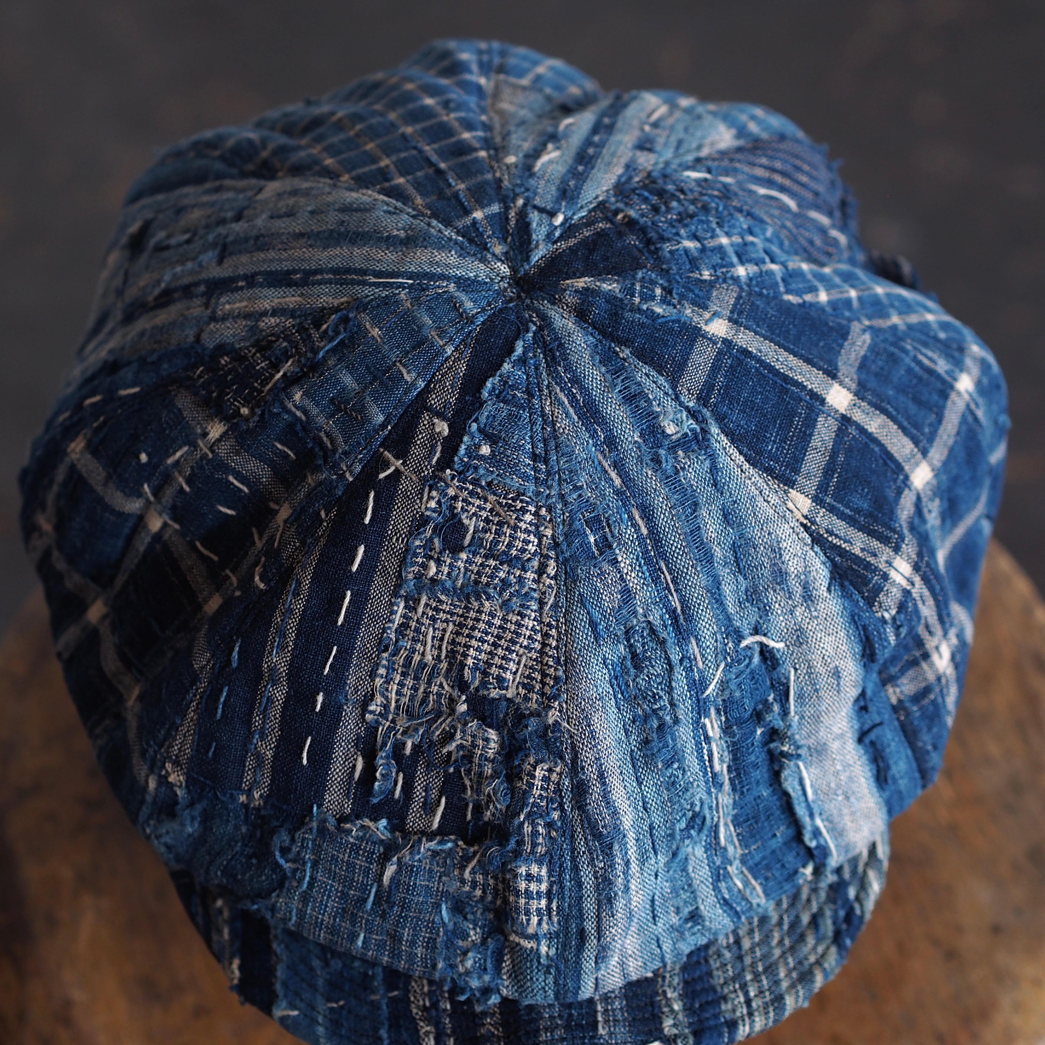 BORO(襤褸)CAP ~type news boy~60 meiji