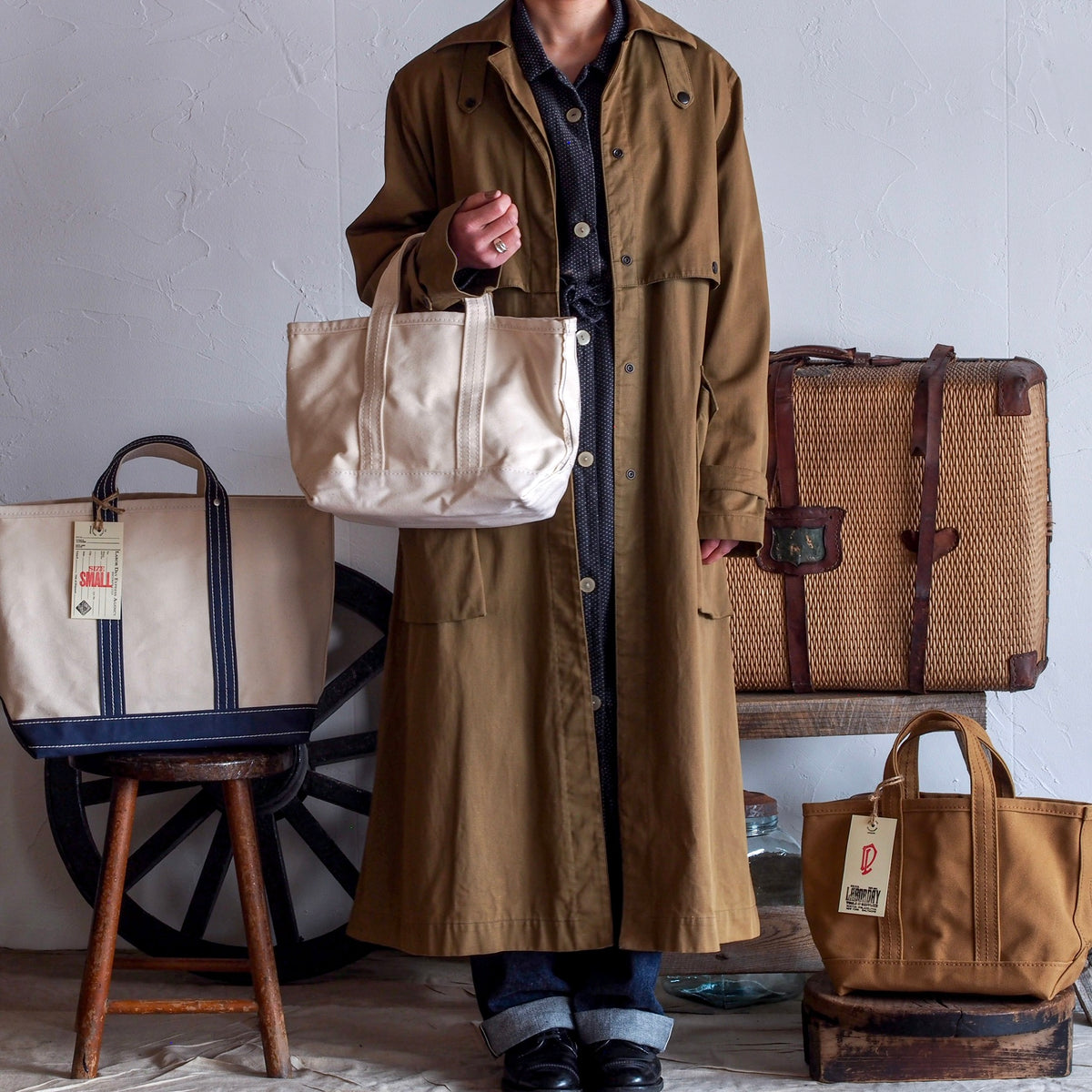 LABOR DAY-TOOL BAG-【BROWN X-SMALL】