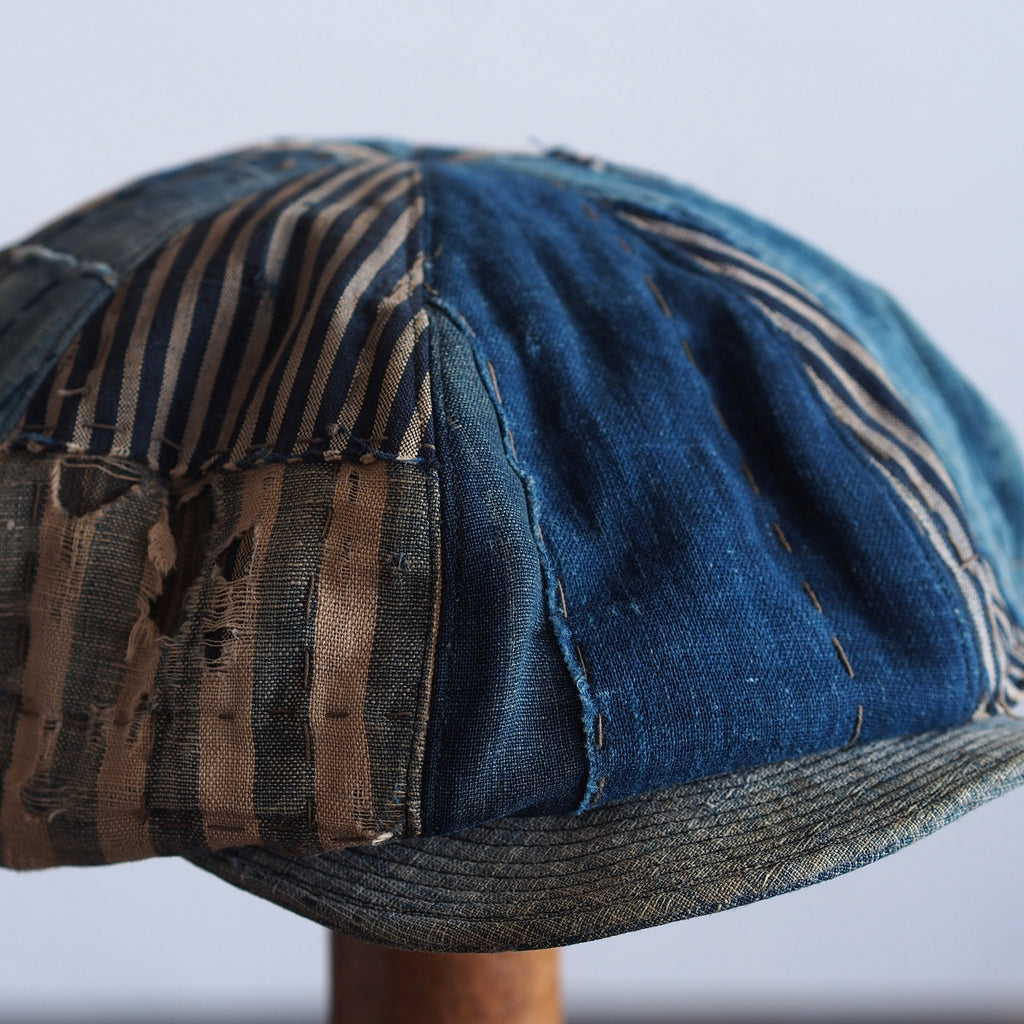BORO(襤褸)CAP ~type news boy~60 edo-taisho