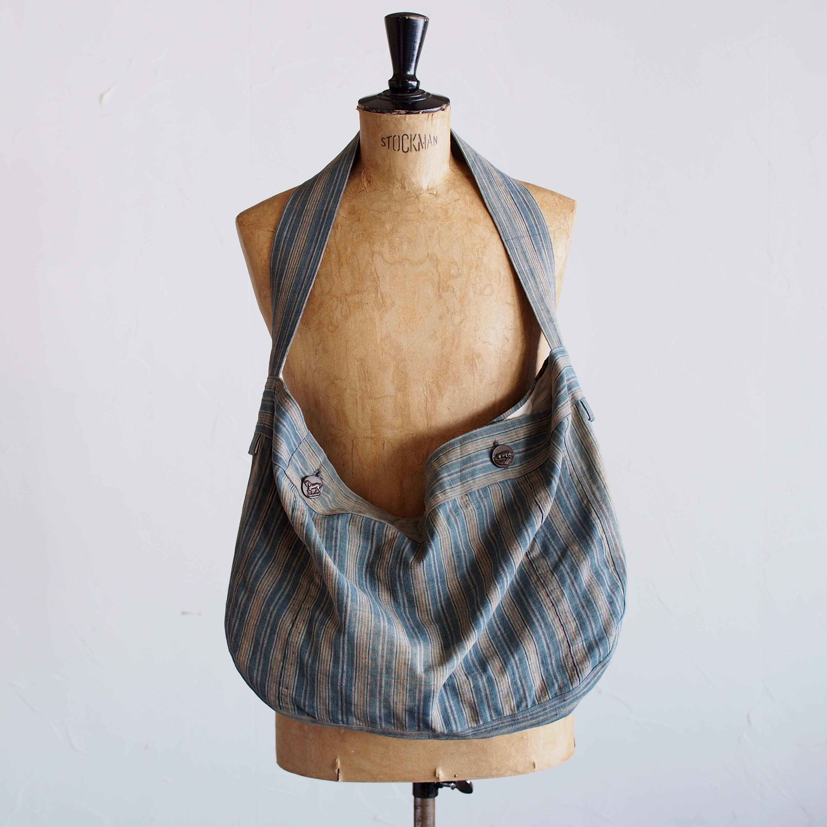 NORA BAG~type newspaper~japan old cotton fabric③