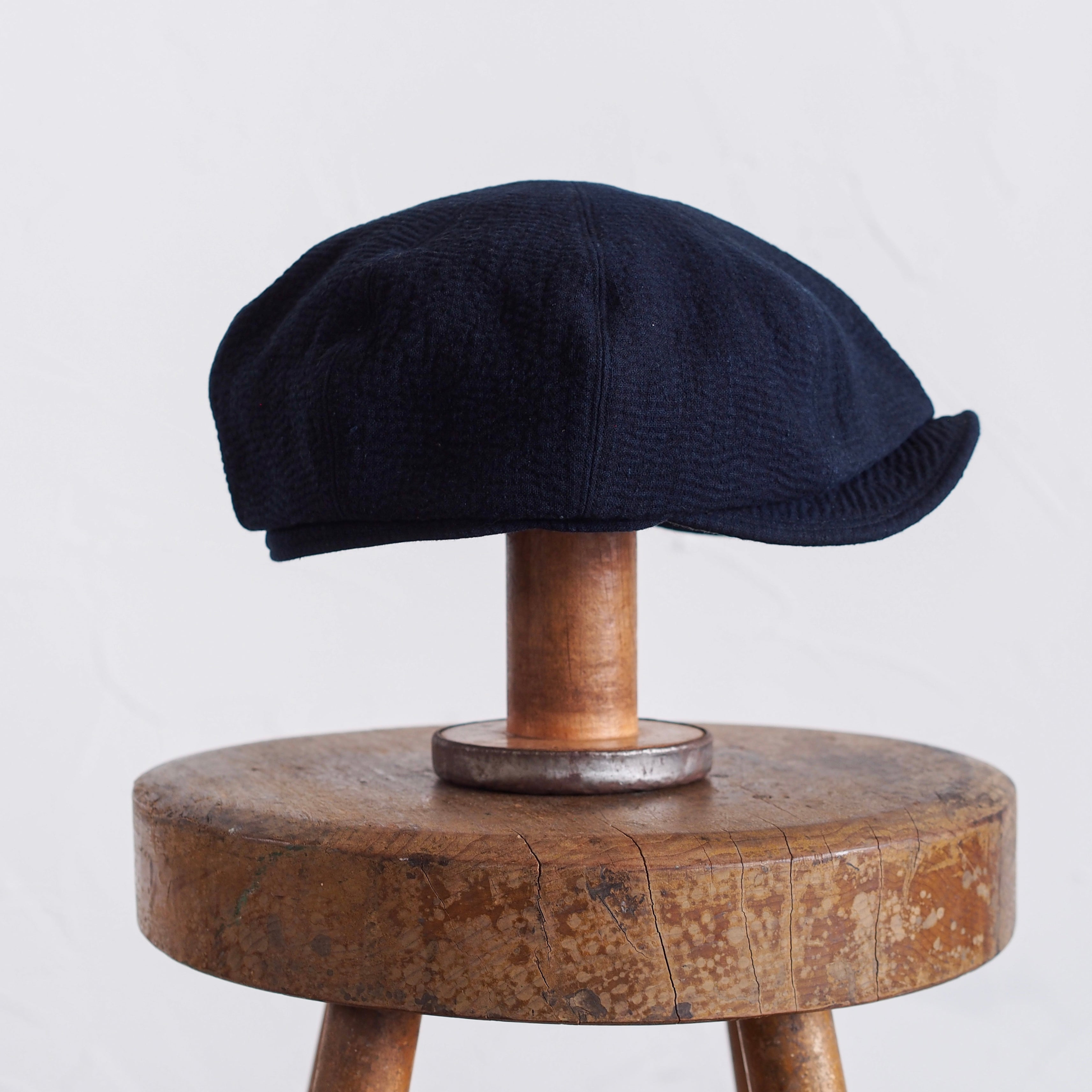 SASHIKO CAP~type newsboy~60