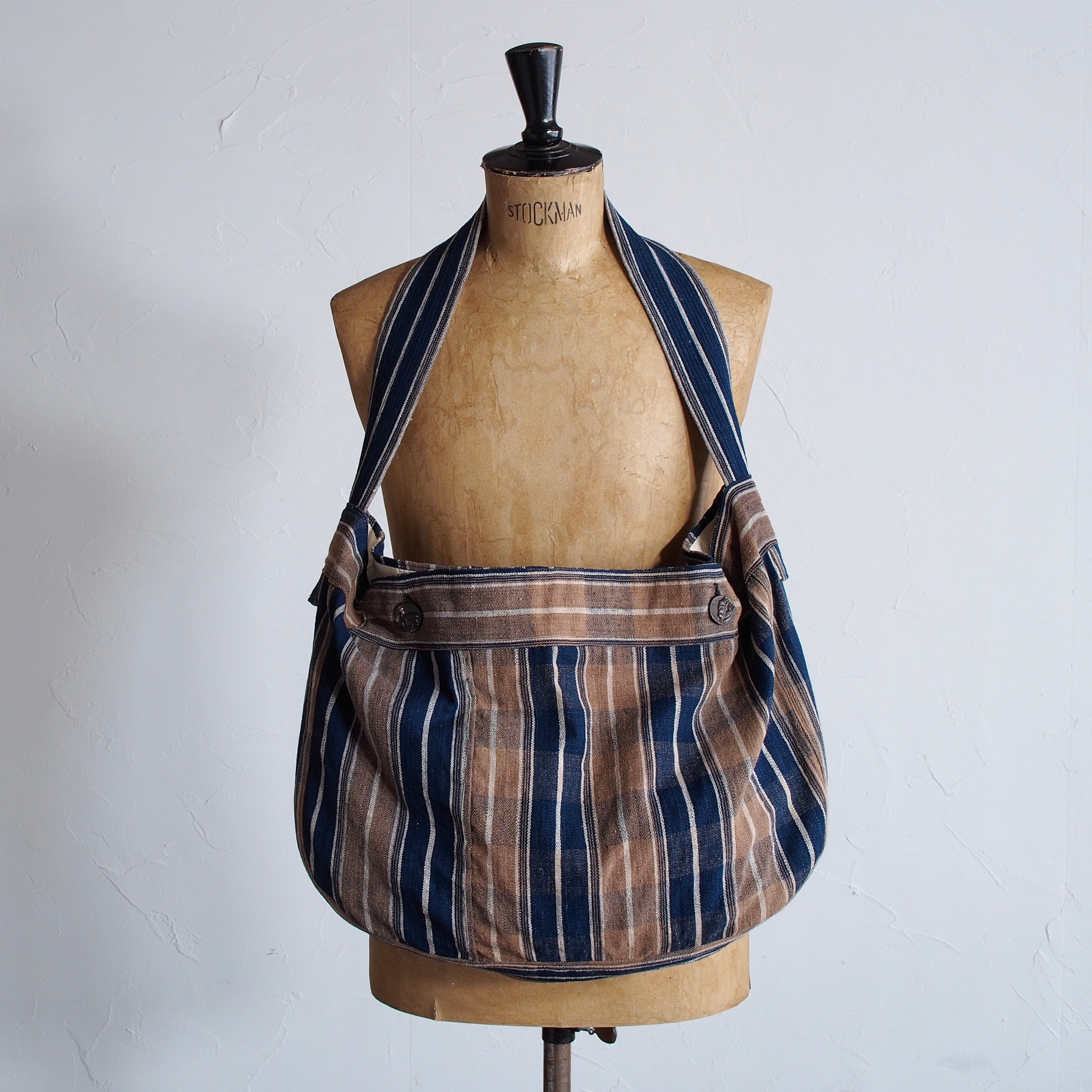 NORA BAG~type newspaper~japan old cotton fabric