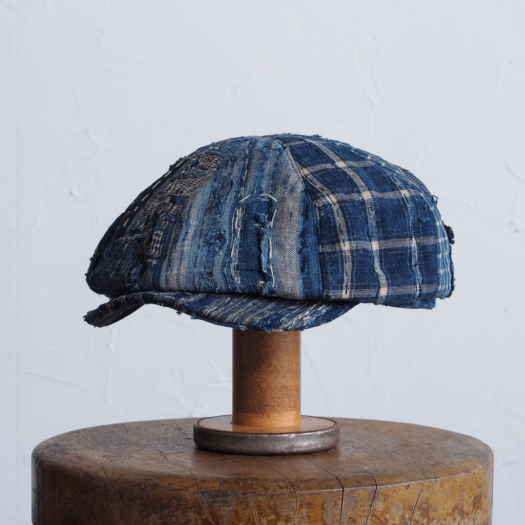 BORO(襤褸)CAP ~type news boy~60 meiji