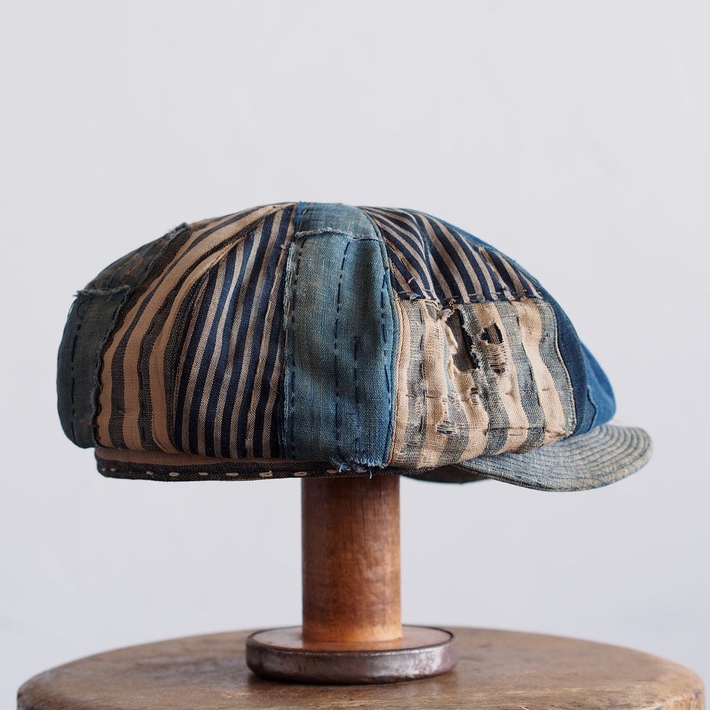 BORO(襤褸)CAP ~type news boy~60 edo-taisho
