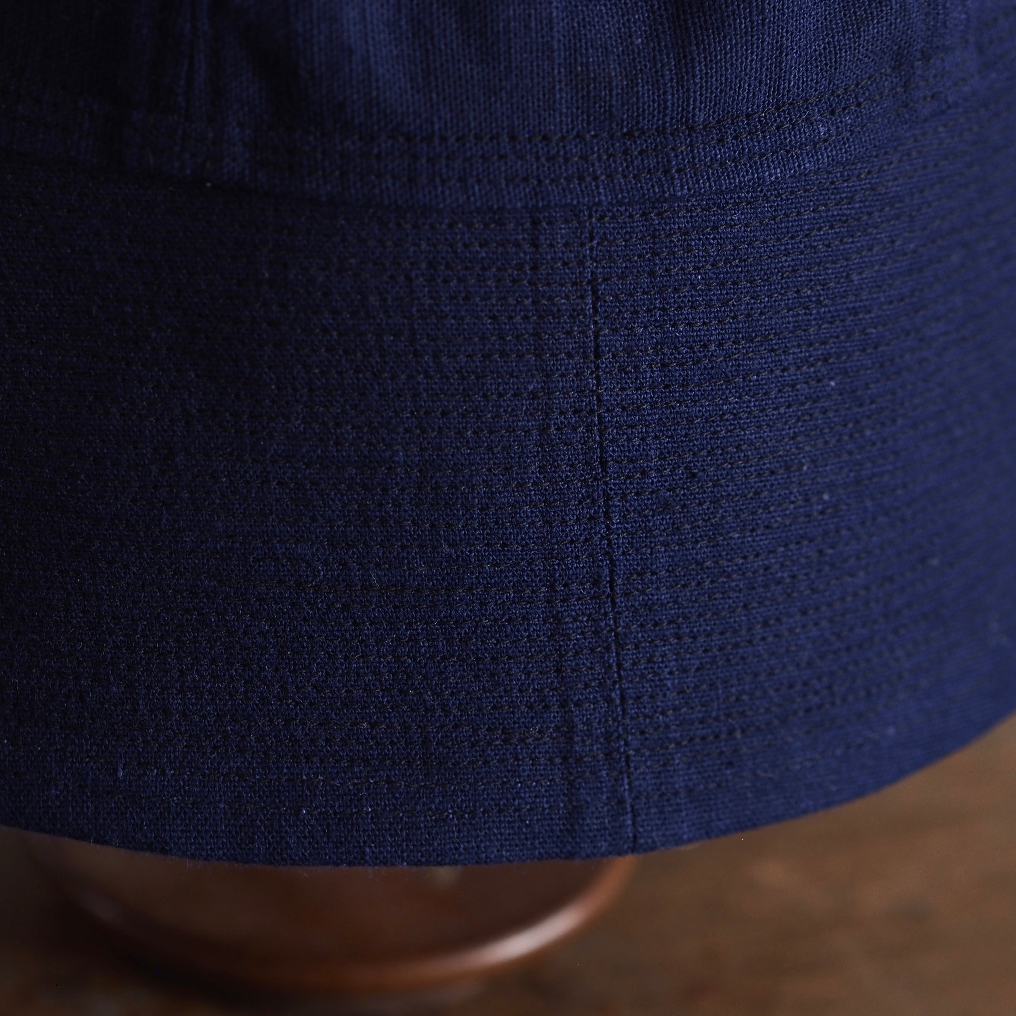 FRENCH VINTAGE COTTON/LINEN FABRIC HAT ~type sailor~60