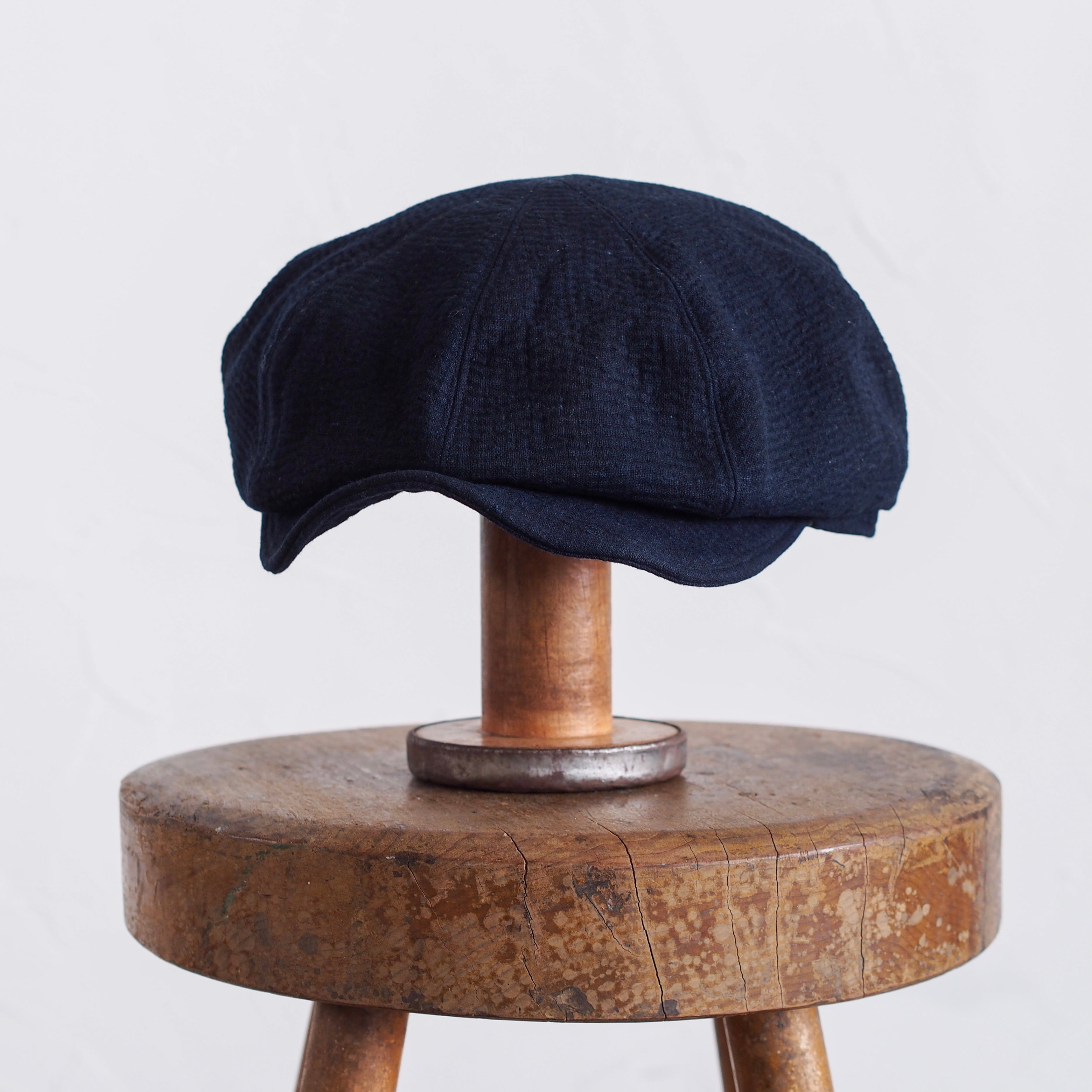 SASHIKO CAP~type newsboy~60