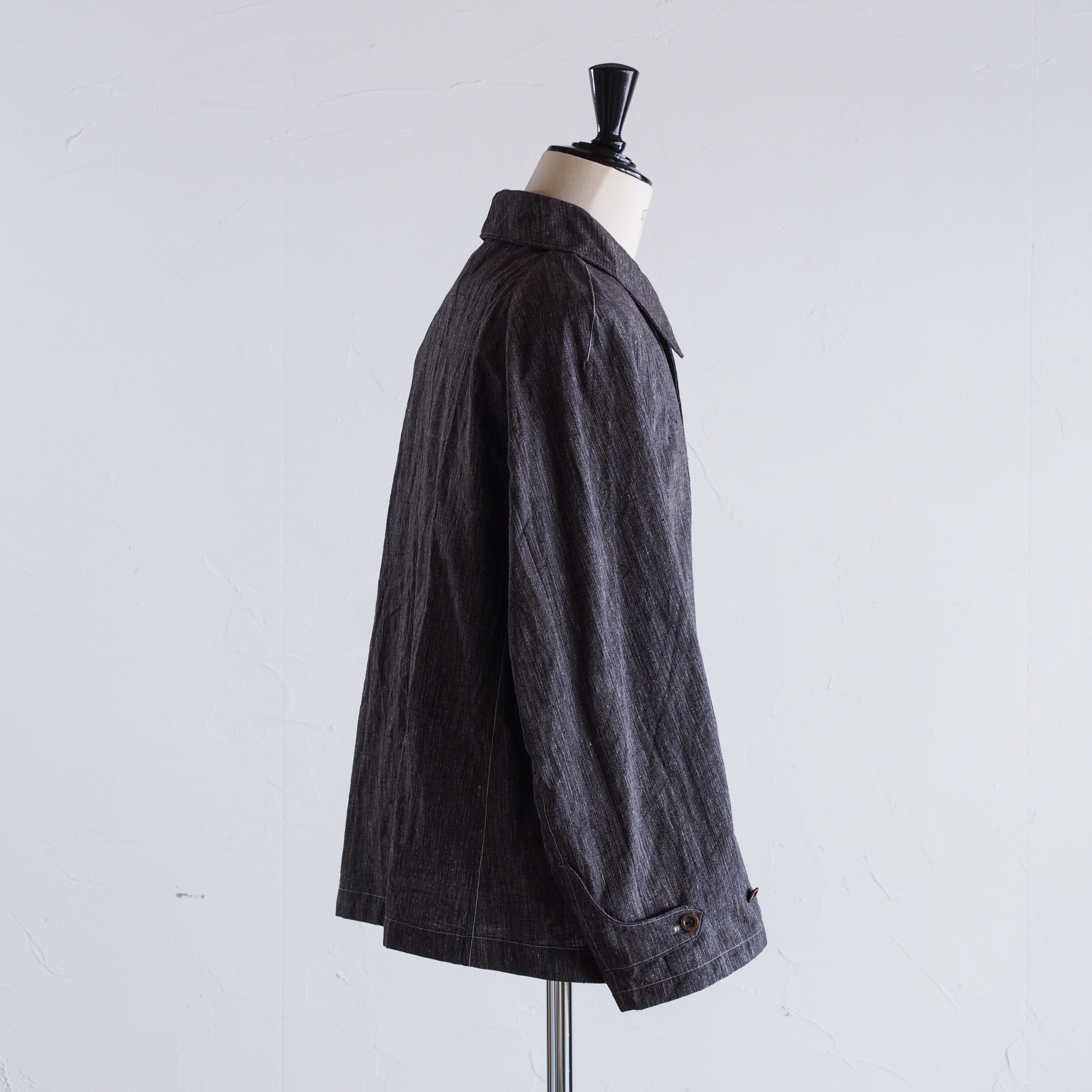 NORA JACKET②~french salt & pepper fabric~