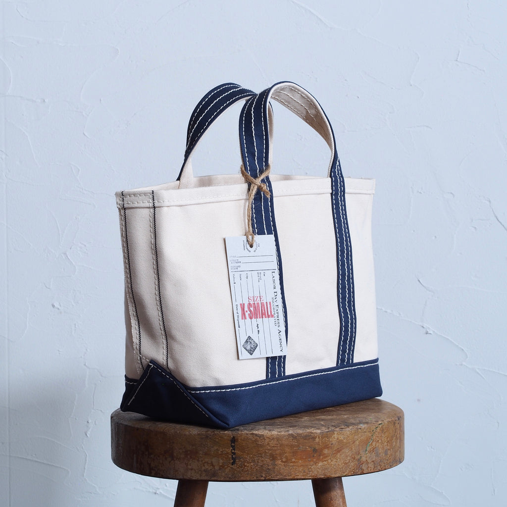 LABOR DAY-TOOL BAG-【NATURAL/INKBLUE X-SMALL】