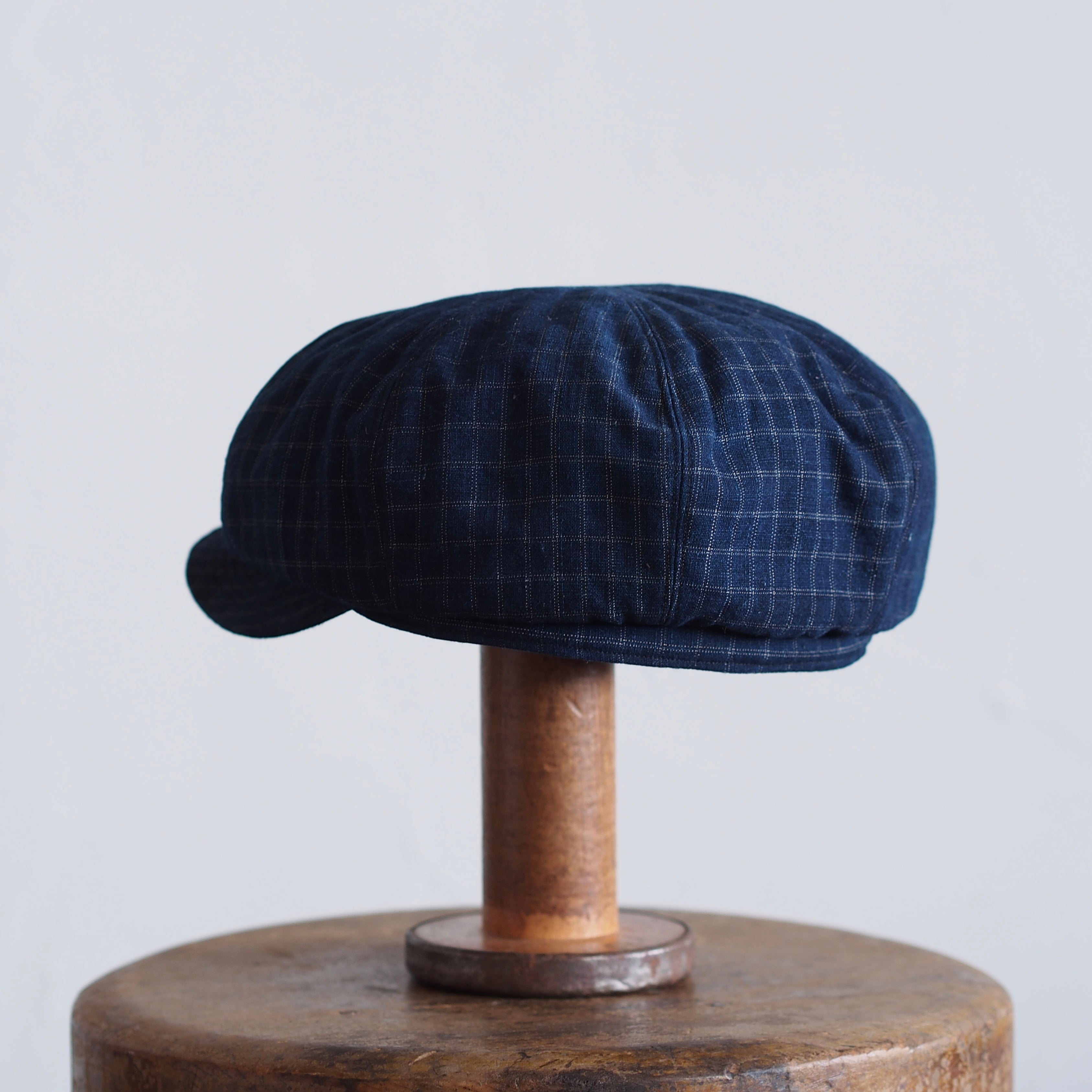 JAPAN VINTAGE FABRIC CAP ~type newsboy~60 格子