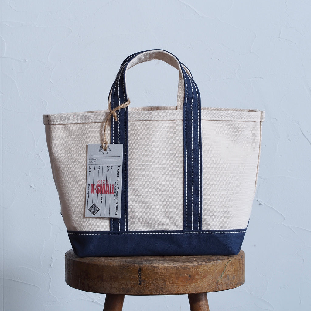 LABOR DAY-TOOL BAG-【NATURAL/INKBLUE X-SMALL】